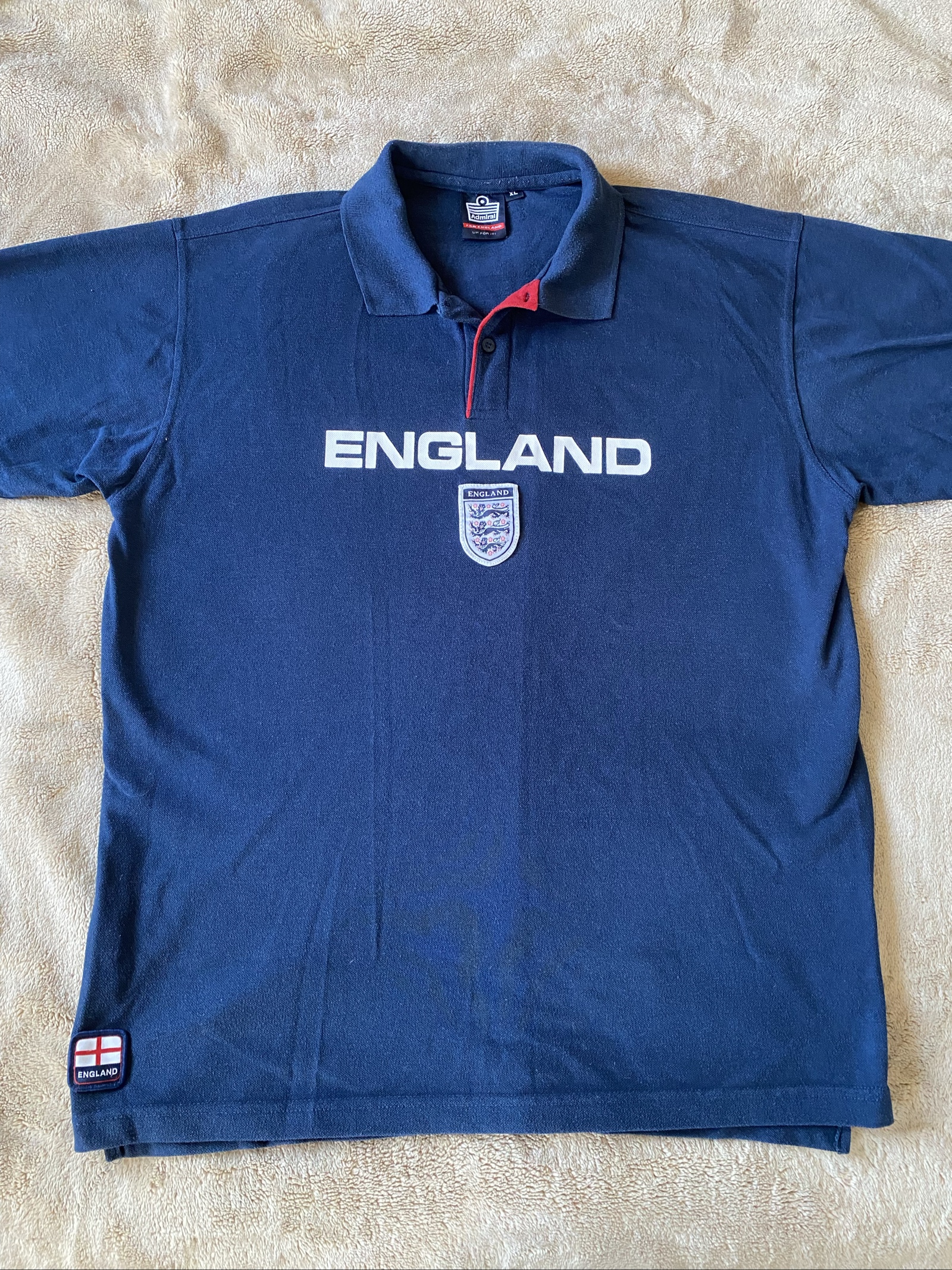 Admiral England Navy Polo Shirt - Size XL image 4