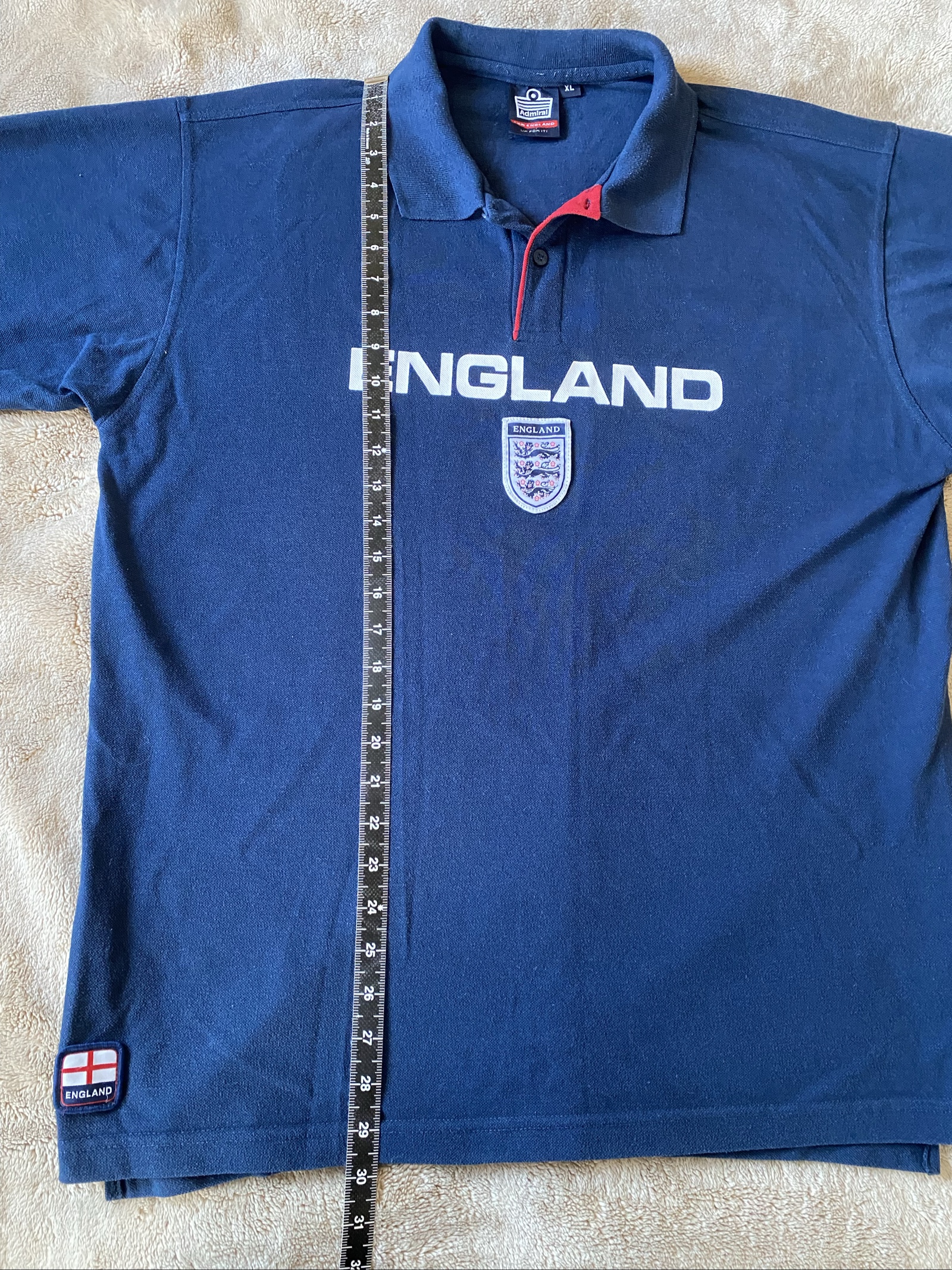 Admiral England Navy Polo Shirt - Size XL image 7