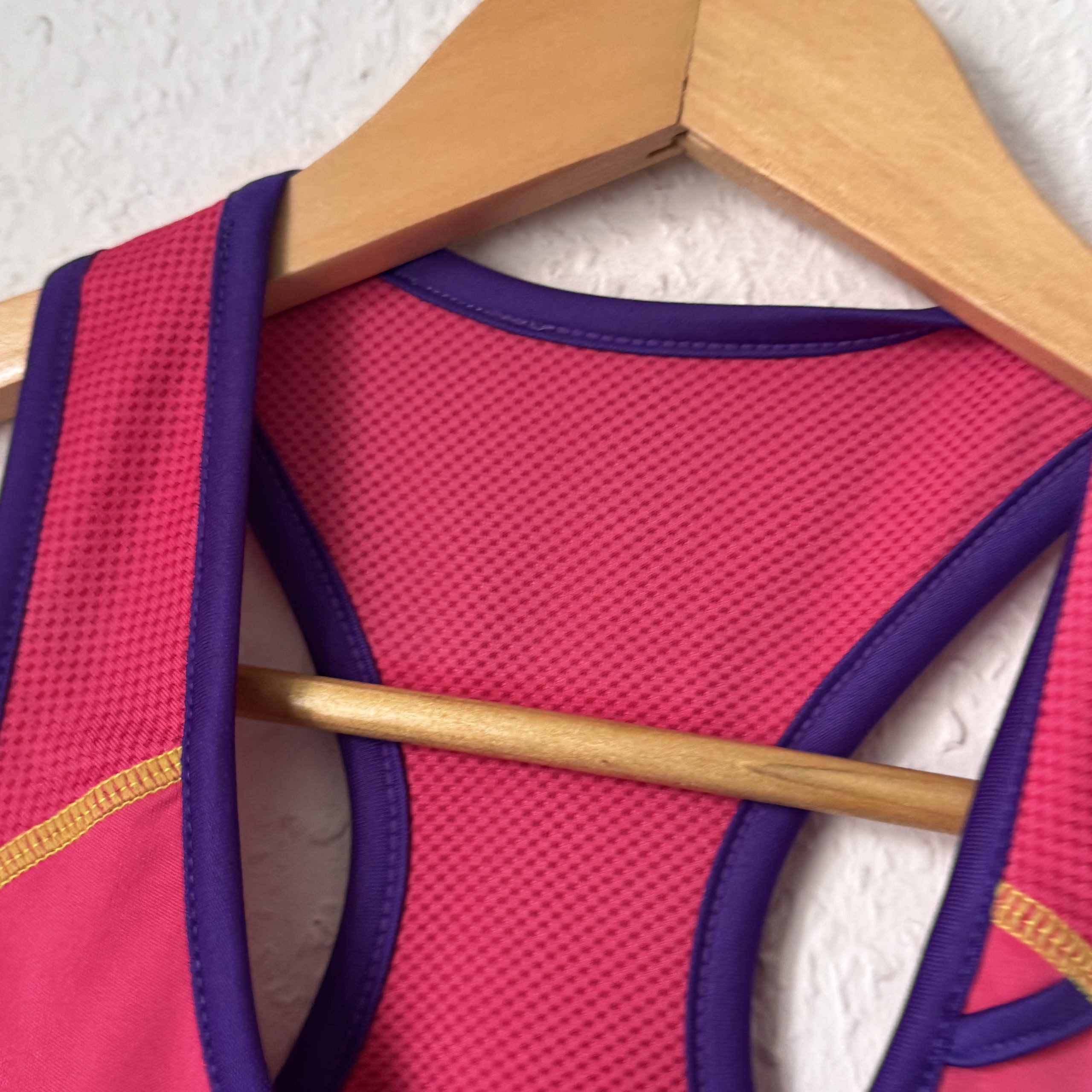 Rohnisch Pink & Purple Sports Tank Top M with Small Side Pocket 2610 image 8