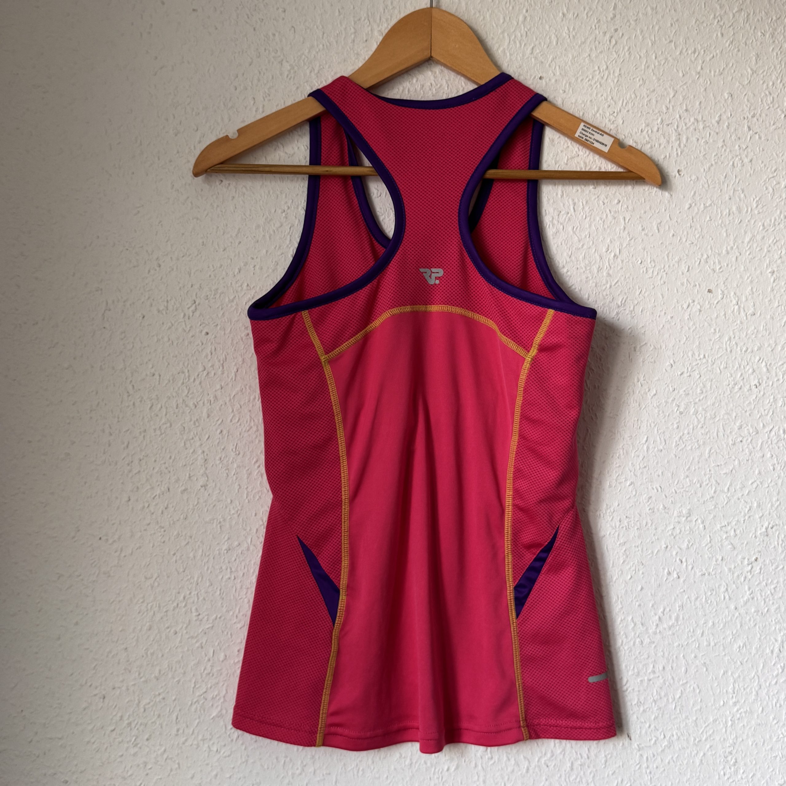 Rohnisch Pink & Purple Sports Tank Top M with Small Side Pocket 2610 image 10