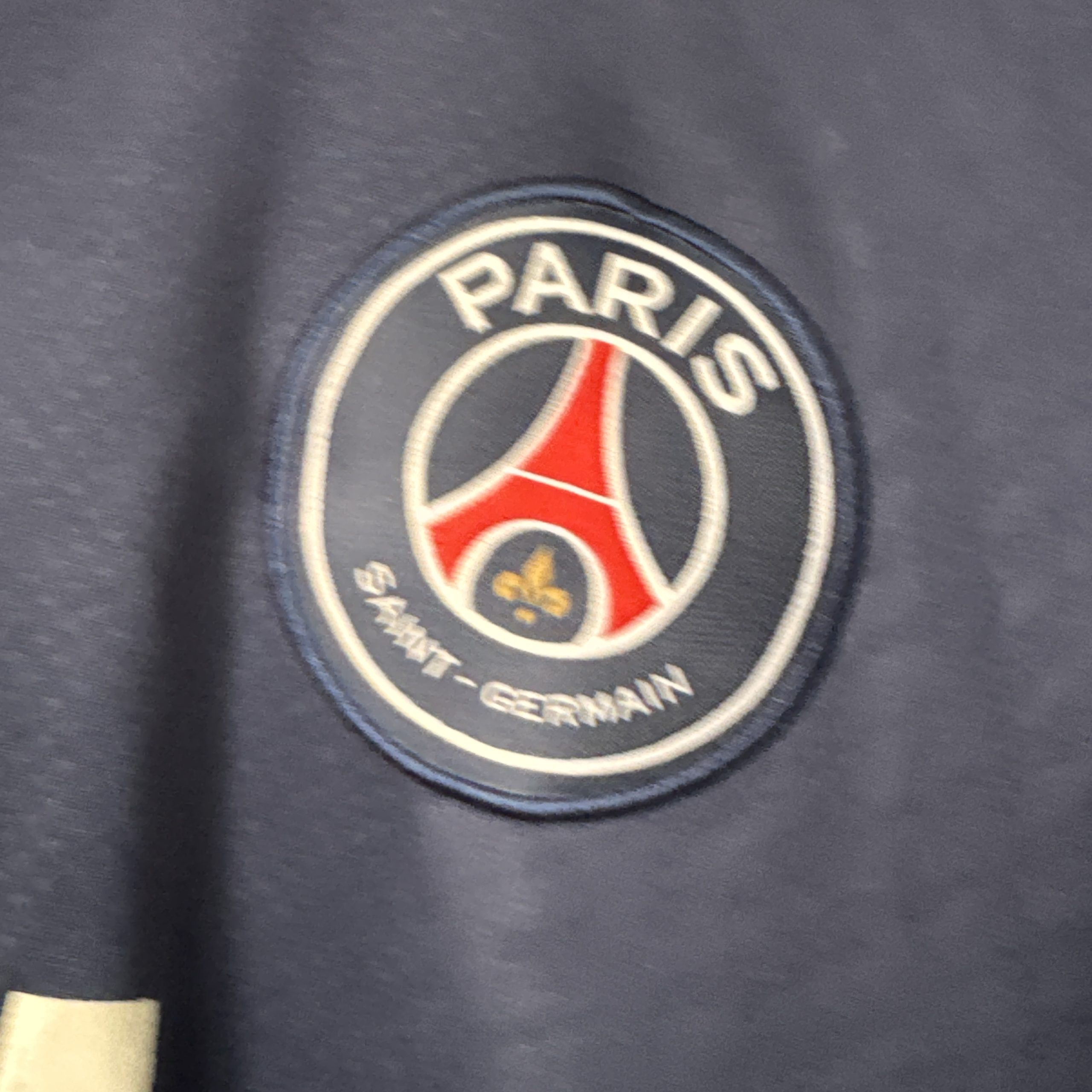 Paris Saint-Germain Navy Football Jersey Size S with Logos 2616 image 5
