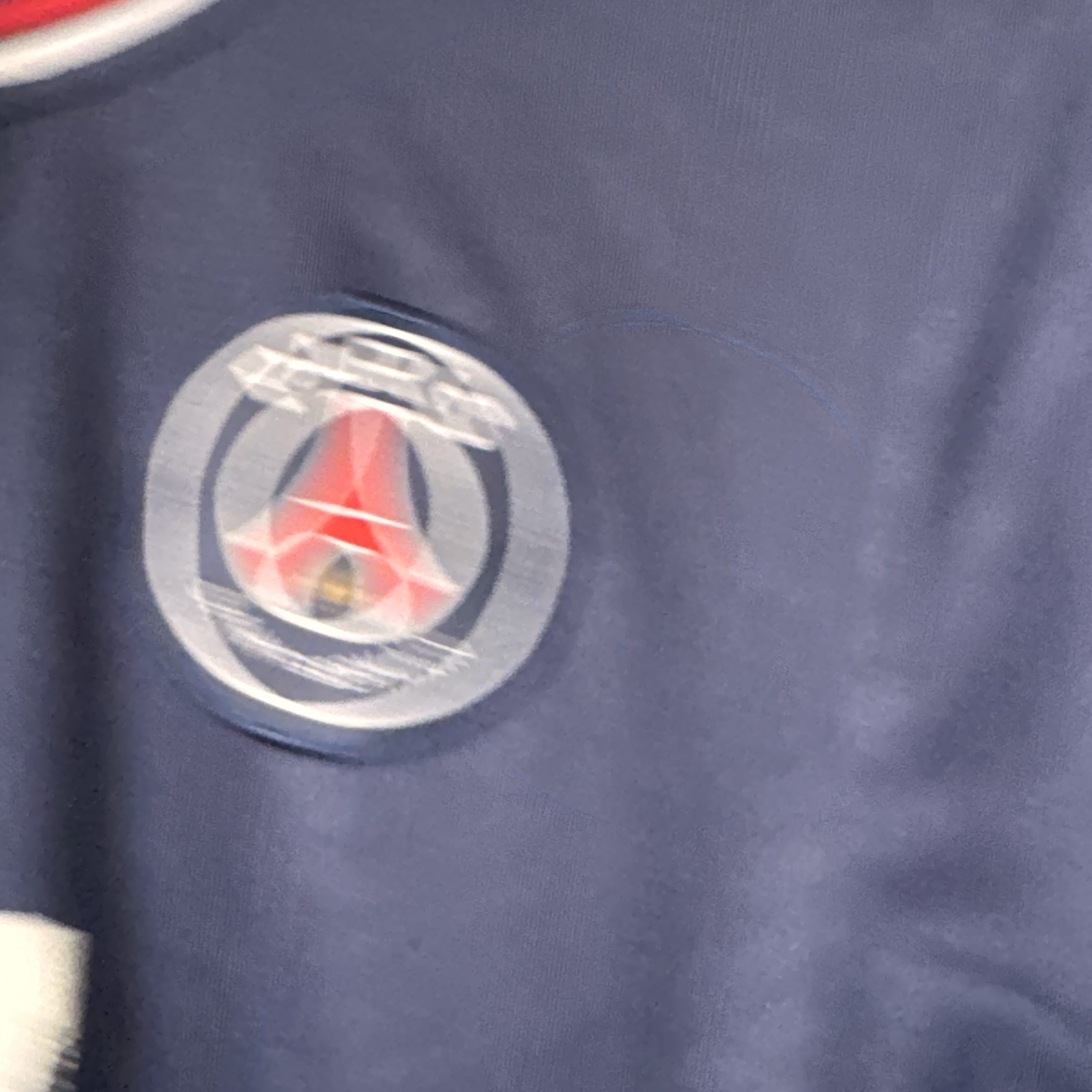 Paris Saint-Germain Navy Football Jersey Size S with Logos 2616 image 8