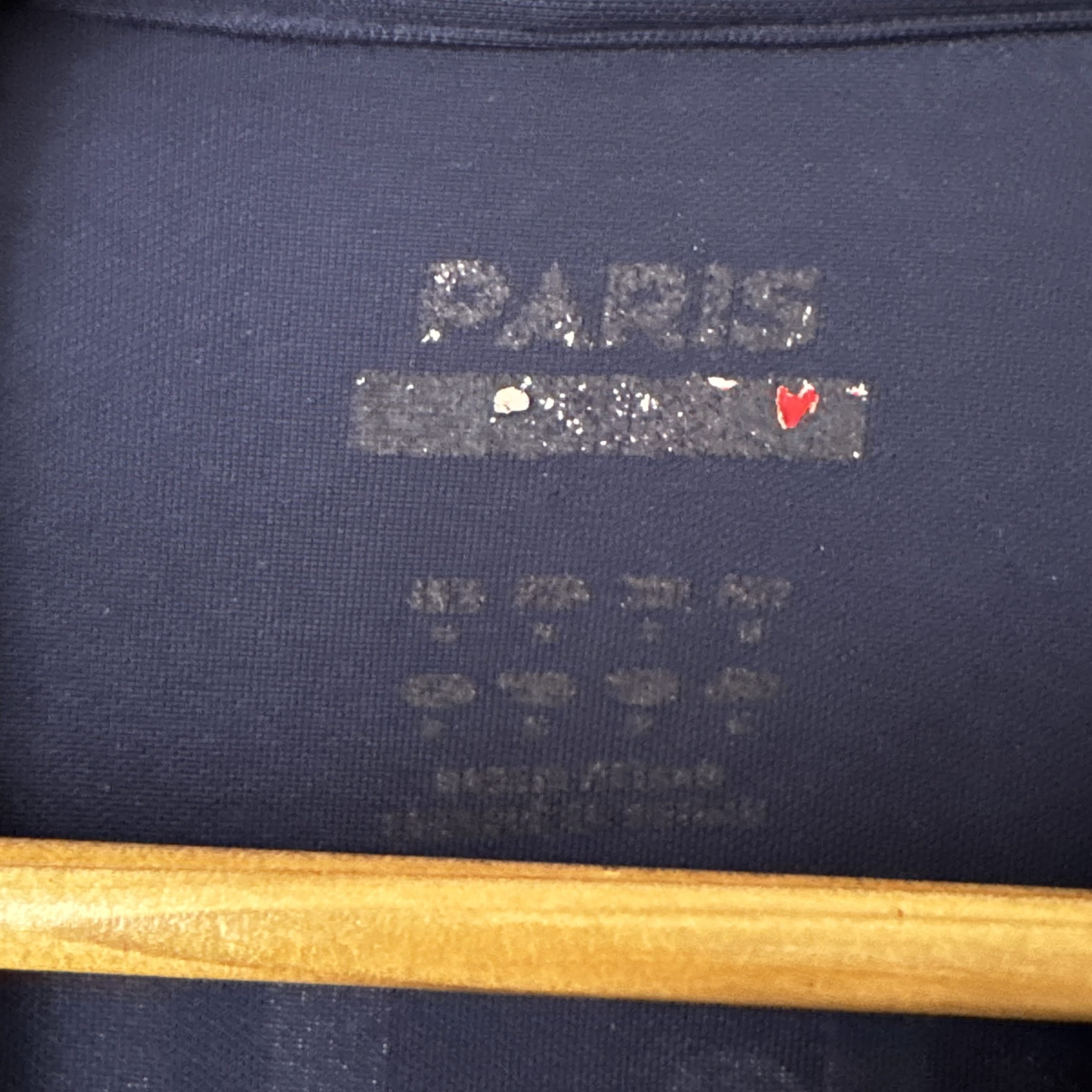 Paris Saint-Germain Navy Football Jersey Size S with Logos 2616 image 9