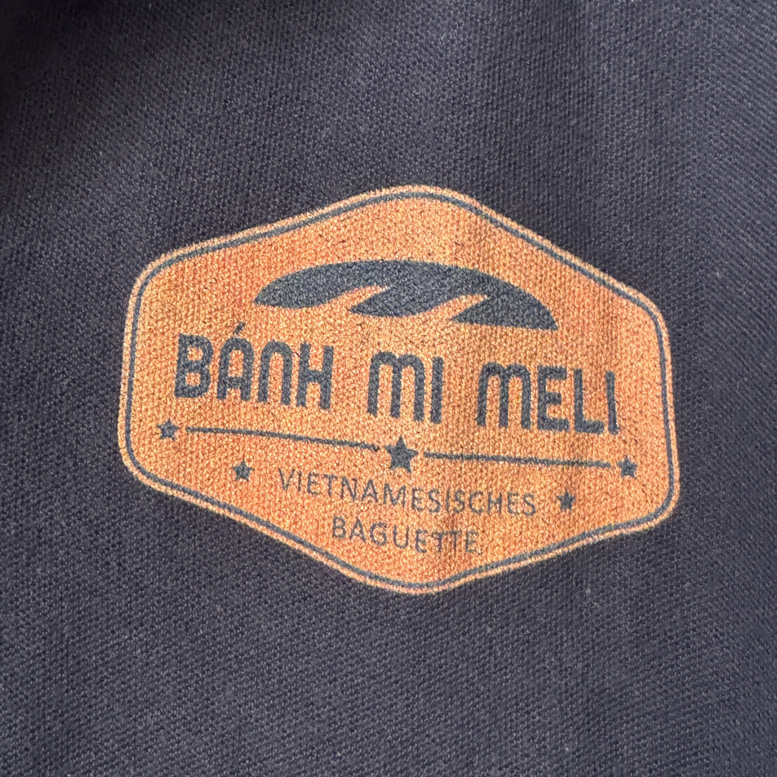 Black BÁNH MI MELI Logo Polo Shirt Size M 2618 image 4