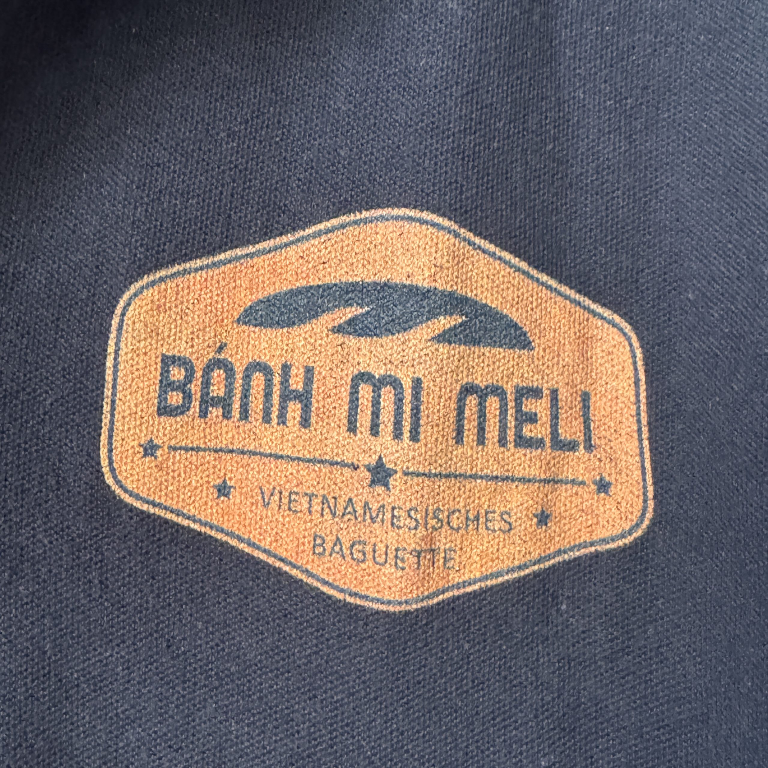 Black BÁNH MI MELI Logo Polo Shirt Size M 2618 image 5