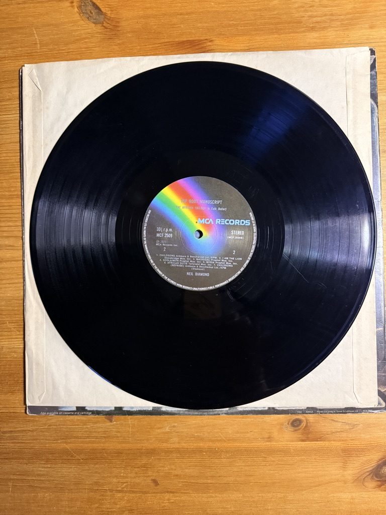 Neil Diamond Tap Root Manuscript Vinyl LP Record MCA Records image 3
