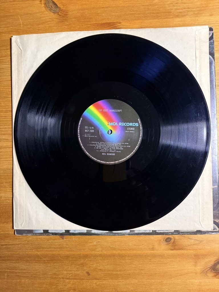 Neil Diamond Tap Root Manuscript Vinyl LP Record MCA Records image 4