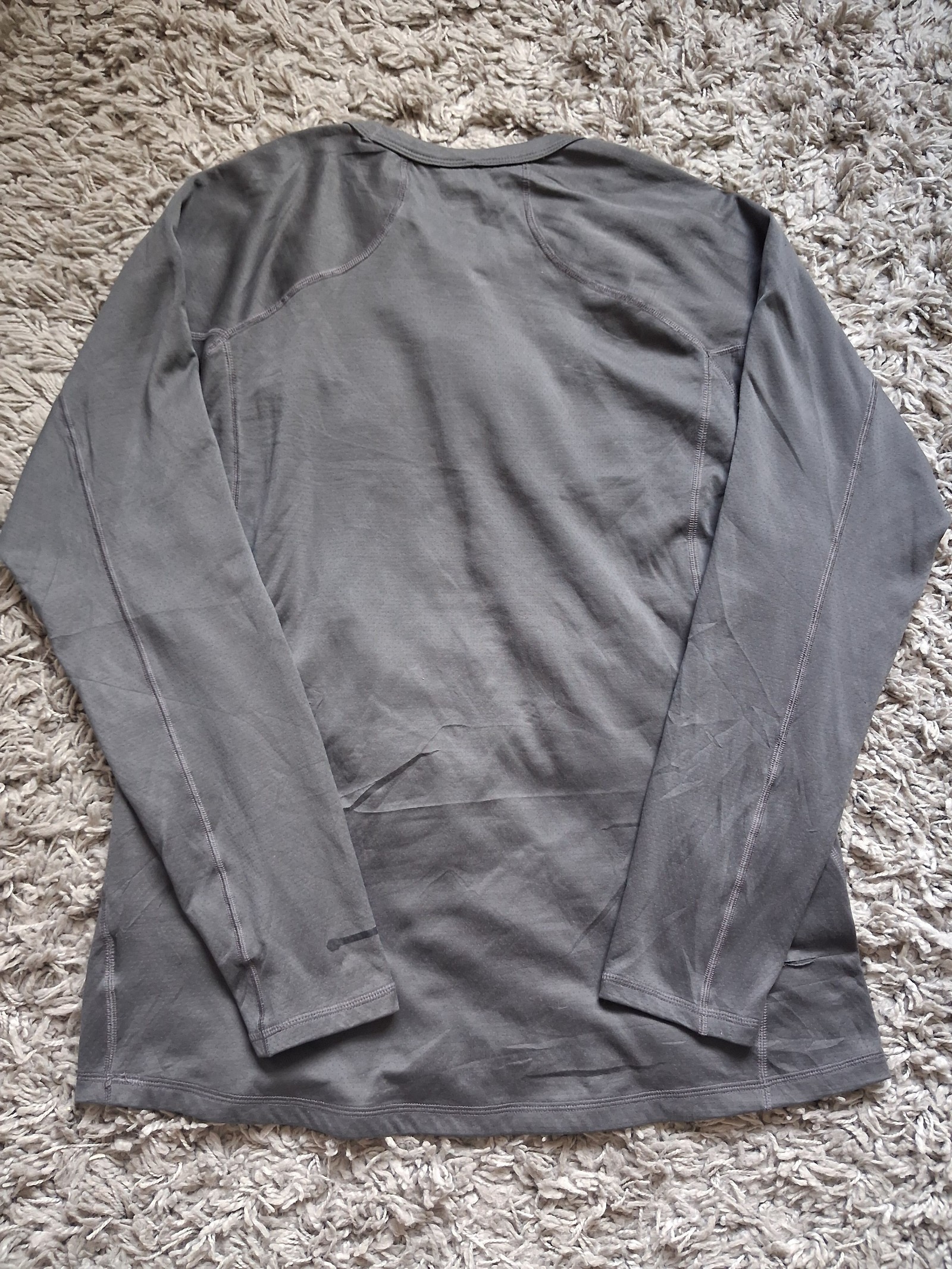 The North Face Grey Mens Long Sleeve Top Large image 2