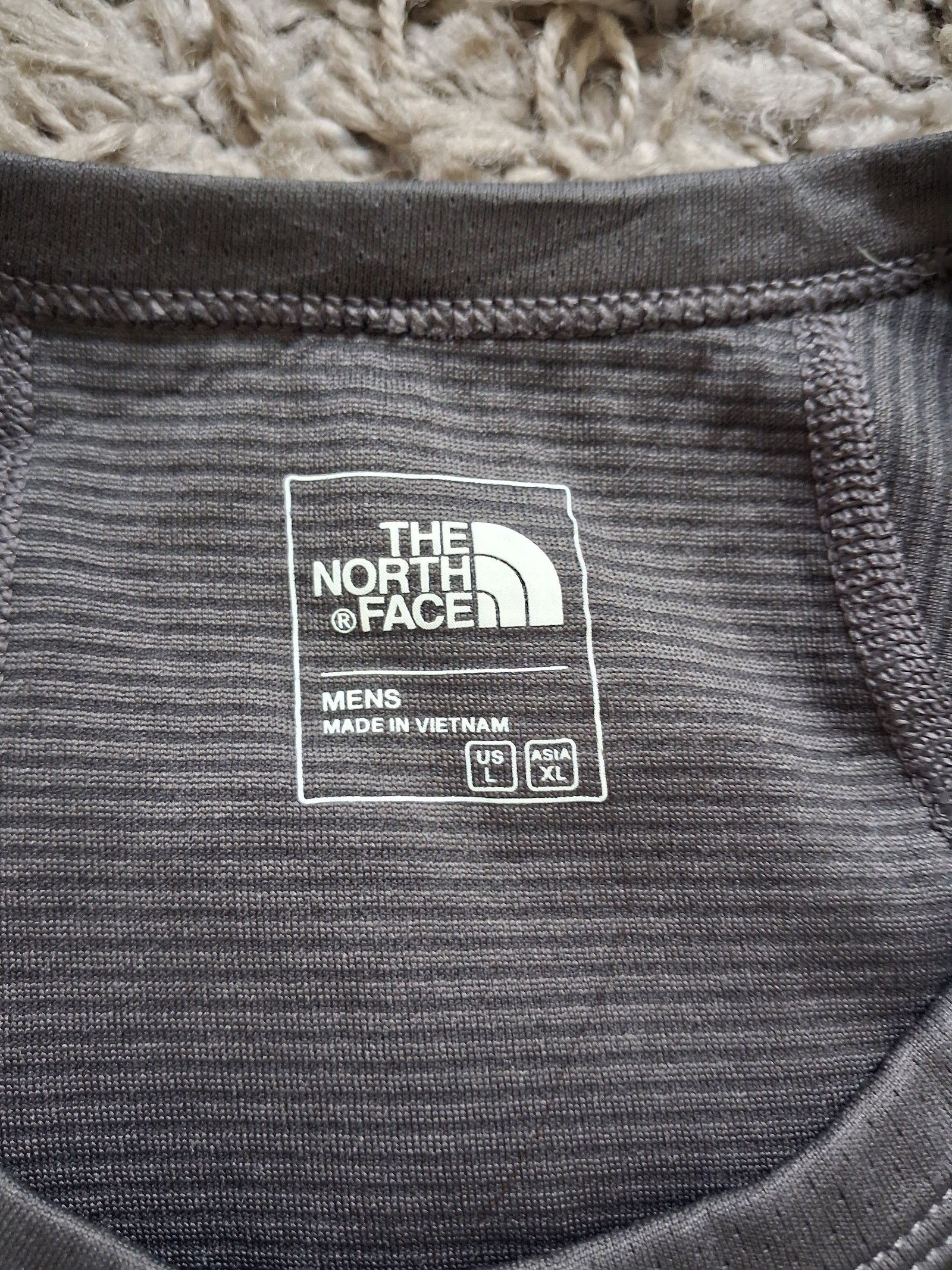 The North Face Grey Mens Long Sleeve Top Large image 5