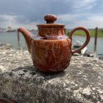 Colditz Brown Vintage Ceramic Teapot