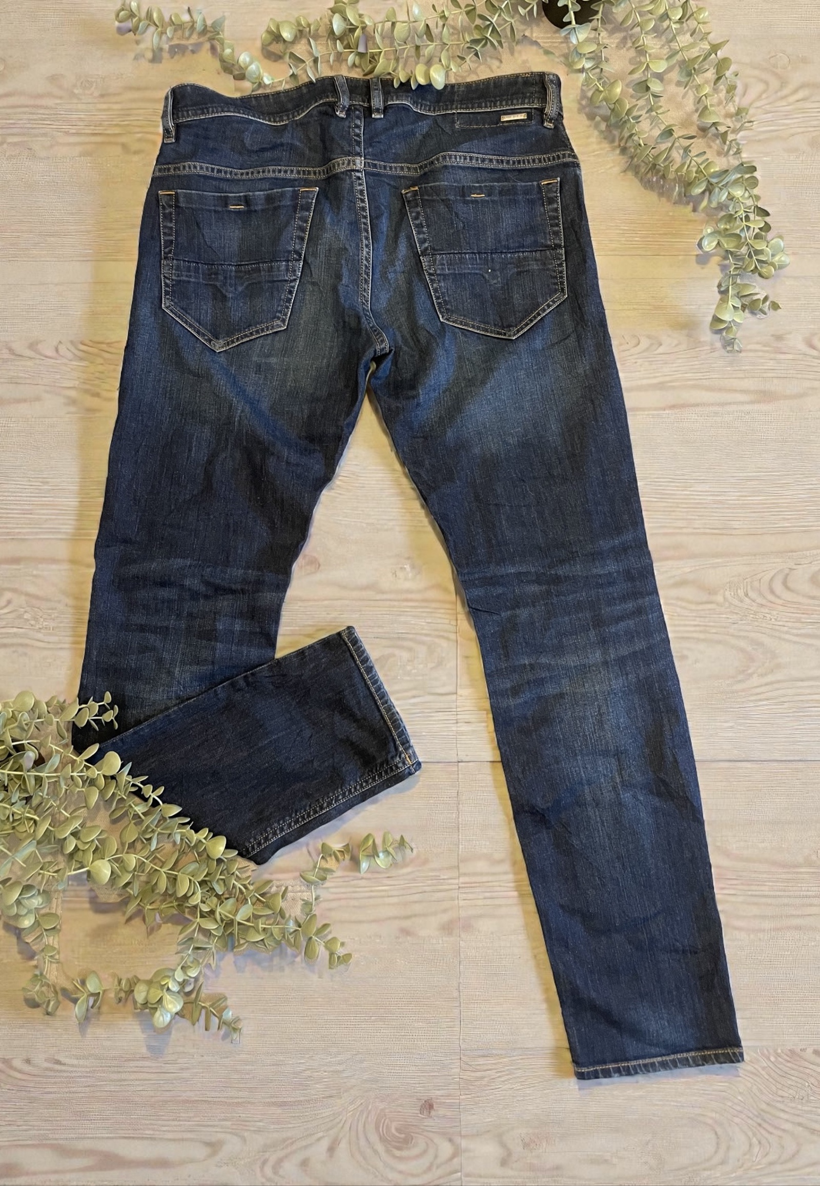 Diesel Blue Slim Fit Denim Jeans 33 Waist 104cm Length