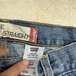 Levi's Dark Blue Denim Jeans 34 Waist 32 leg Slim Fit