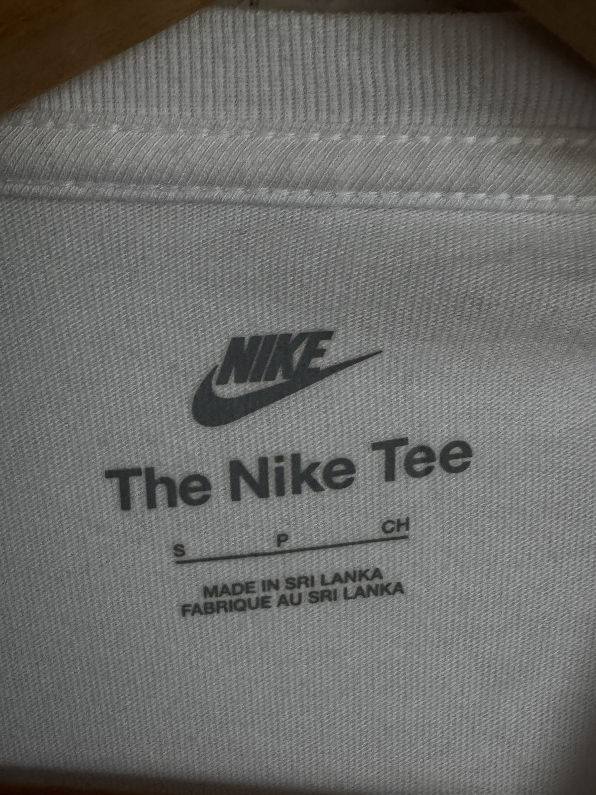 Nike White Just Do It Logo T-Shirt Small with Front Mark 515 image 5