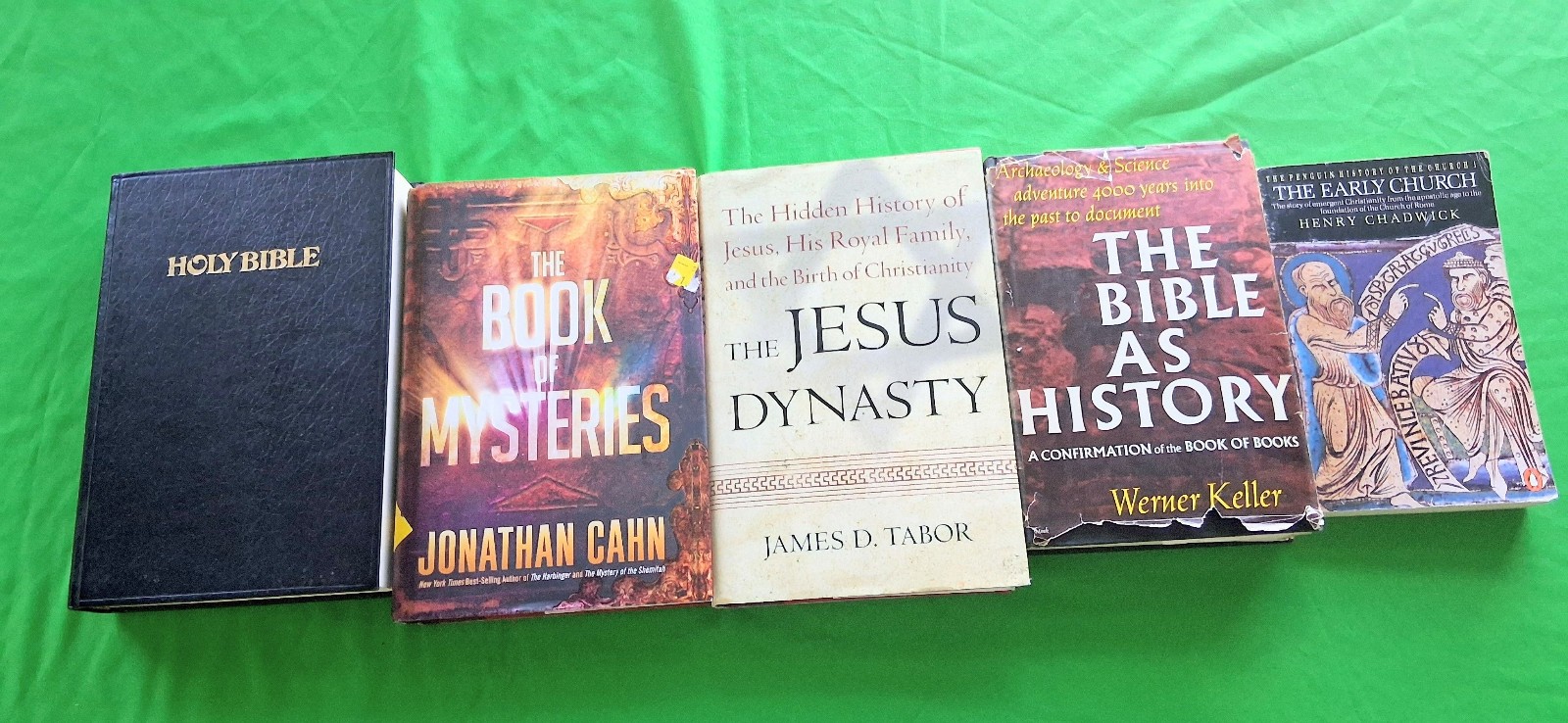 Set of 5 Religious Books on the Bible & Christianity