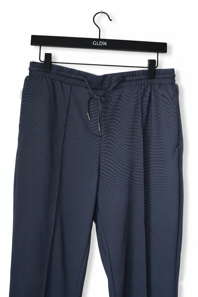 Esmara Navy Textured Relaxed Trousers L 1115