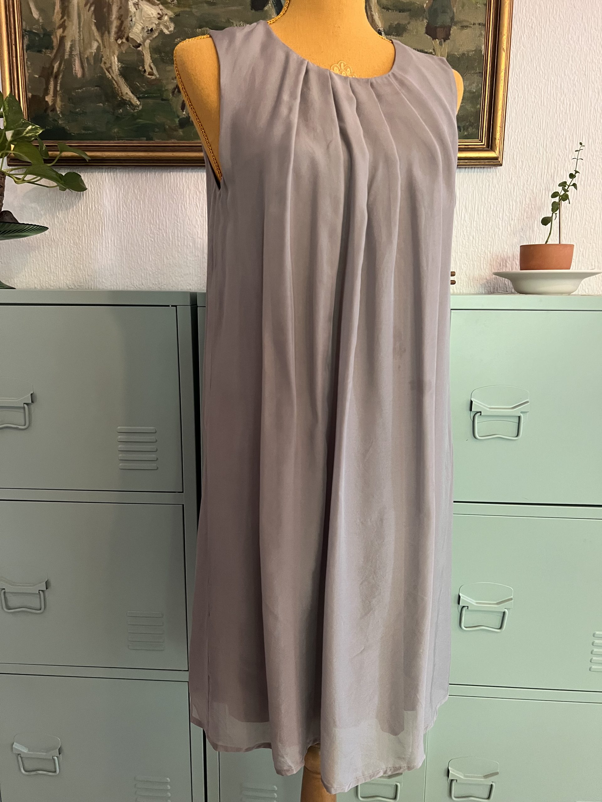 Dresses Unlimited 100% Natural Silk Dress Elegant Minimalist Excellent Condition