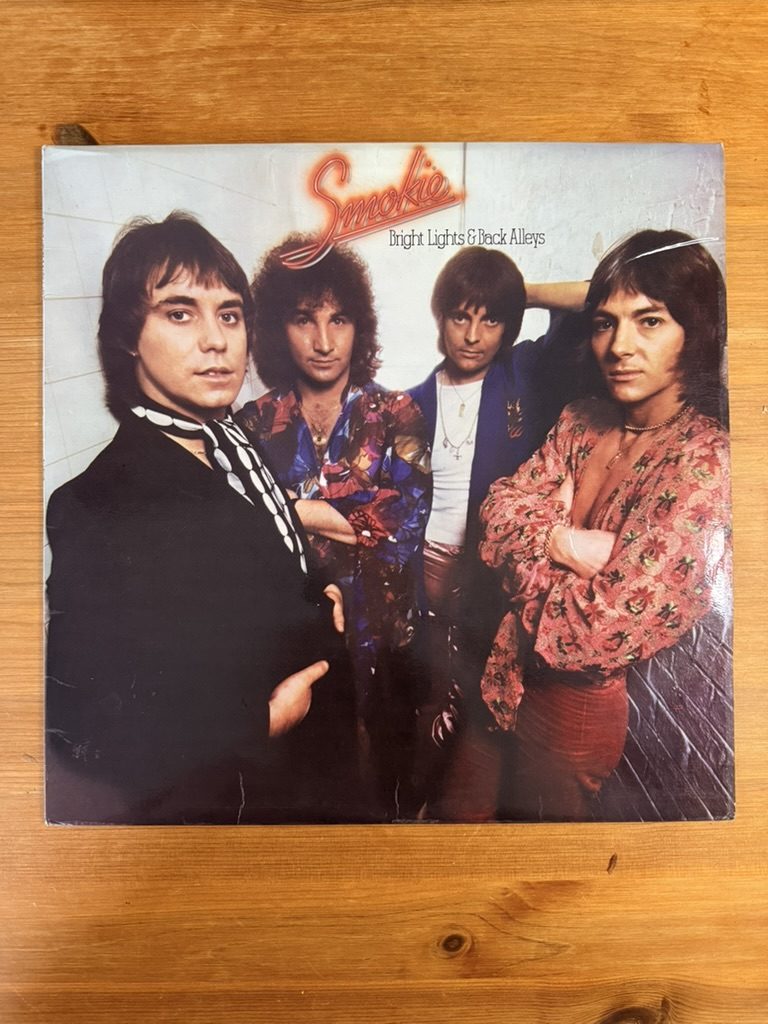 Smokie Bright Lights & Back Alleys Vinyl LP Record VG+