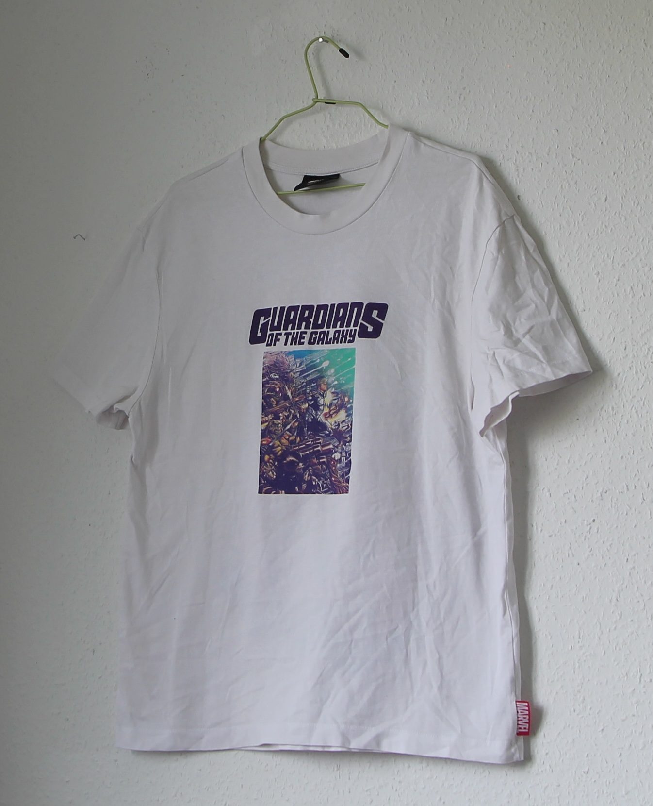 Marvel White Guardians of the Galaxy Graphic T-Shirt Medium 2694
