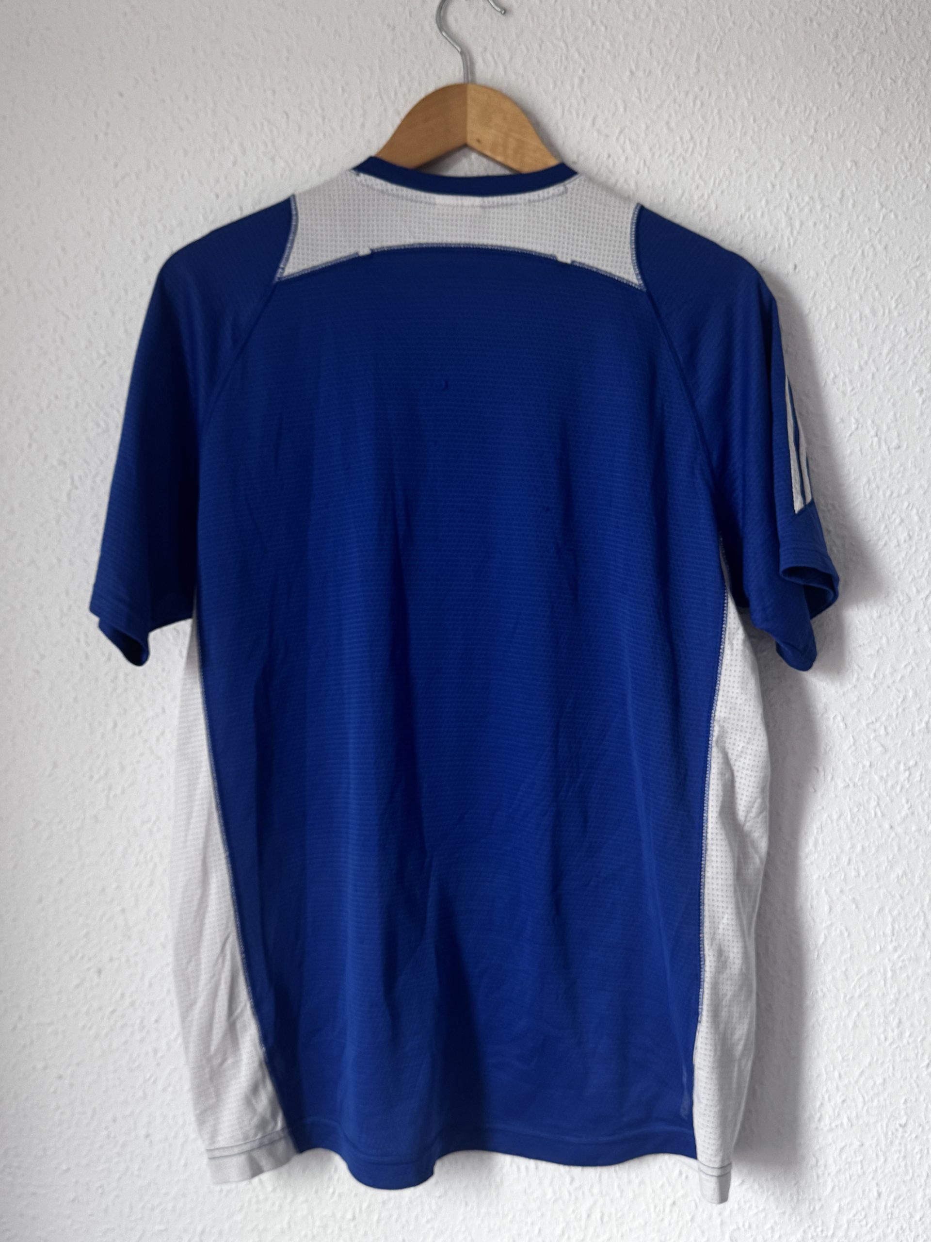 Adidas Blue & White Sports Jersey Size L 798 image 9