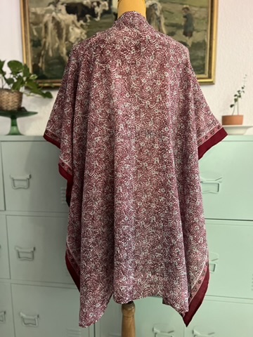 100% Silk Kaftan Tunic Boho Excellent Condition image 4