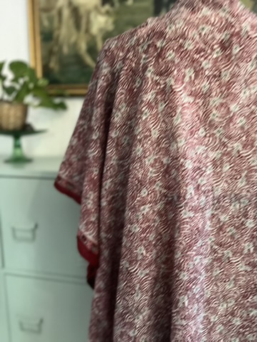 100% Silk Kaftan Tunic Boho Excellent Condition image 5