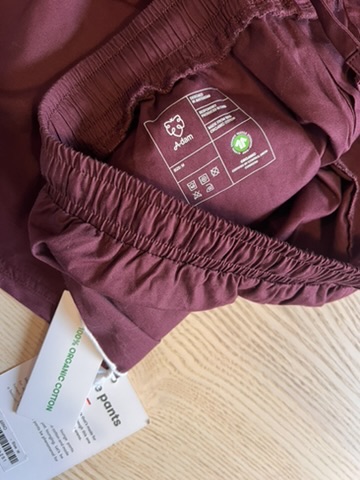 A-Dam Lounge Pants Minimalist New With Tags 100% GOTS Certified Organic Cotton image 10