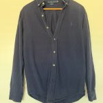 Ralph Lauren Navy Featherweight Mesh Shirt Size S