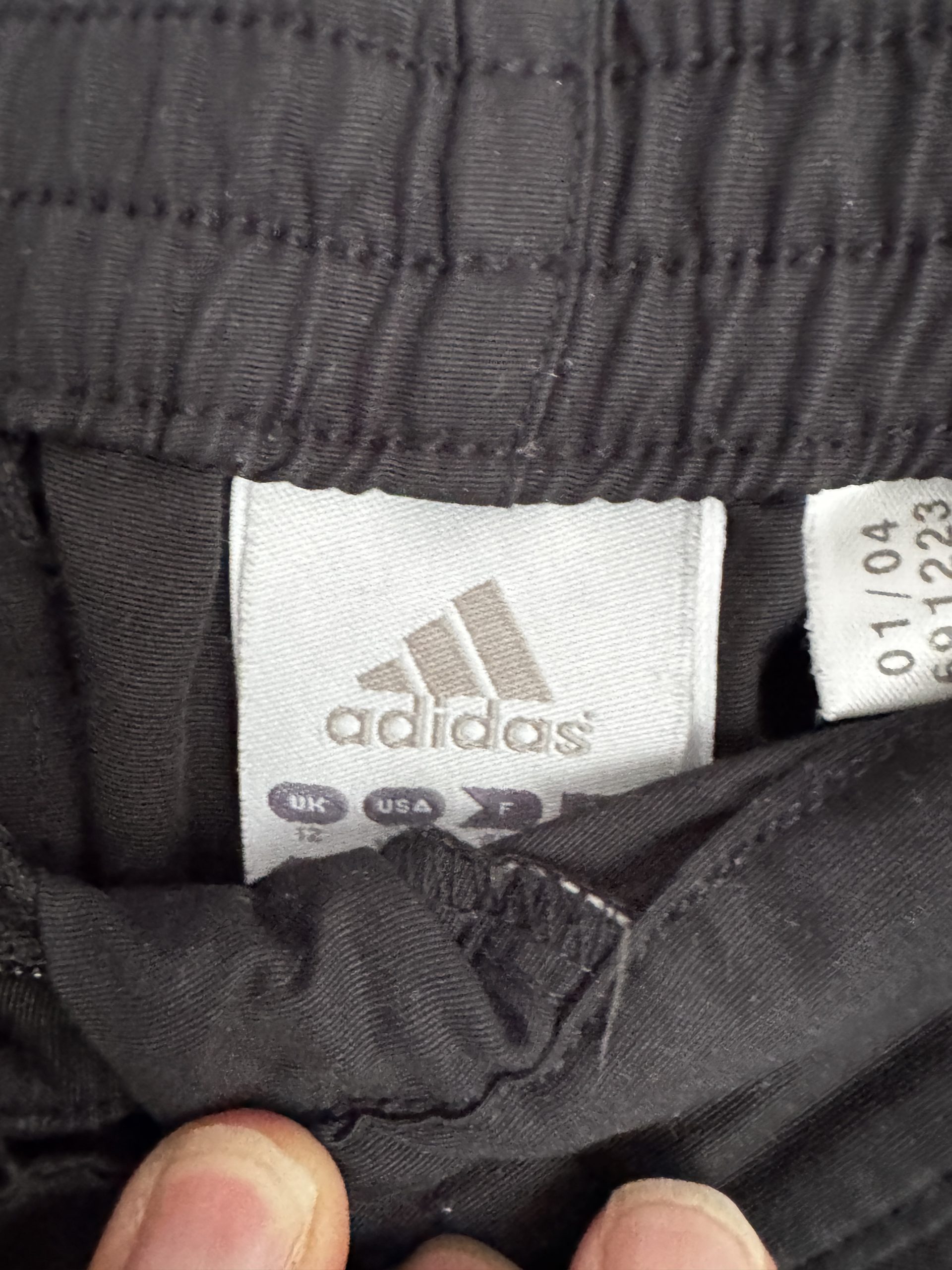 Adidas Black Relaxed Fit Trousers UK 12 546 image 5