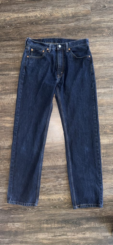 Levi's Dark Blue Denim Jeans 32 Waist Classic Fit