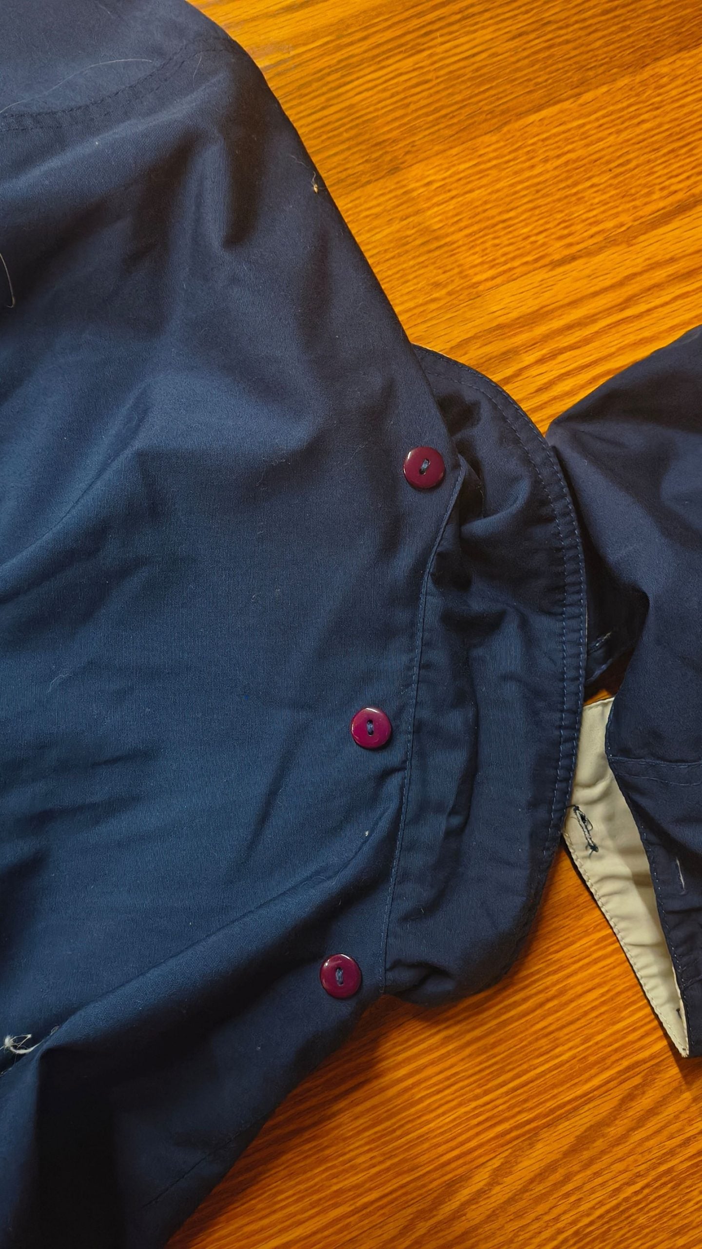Innovations Navy Blue Hooded Waterproof Rain Jacket Large image 4