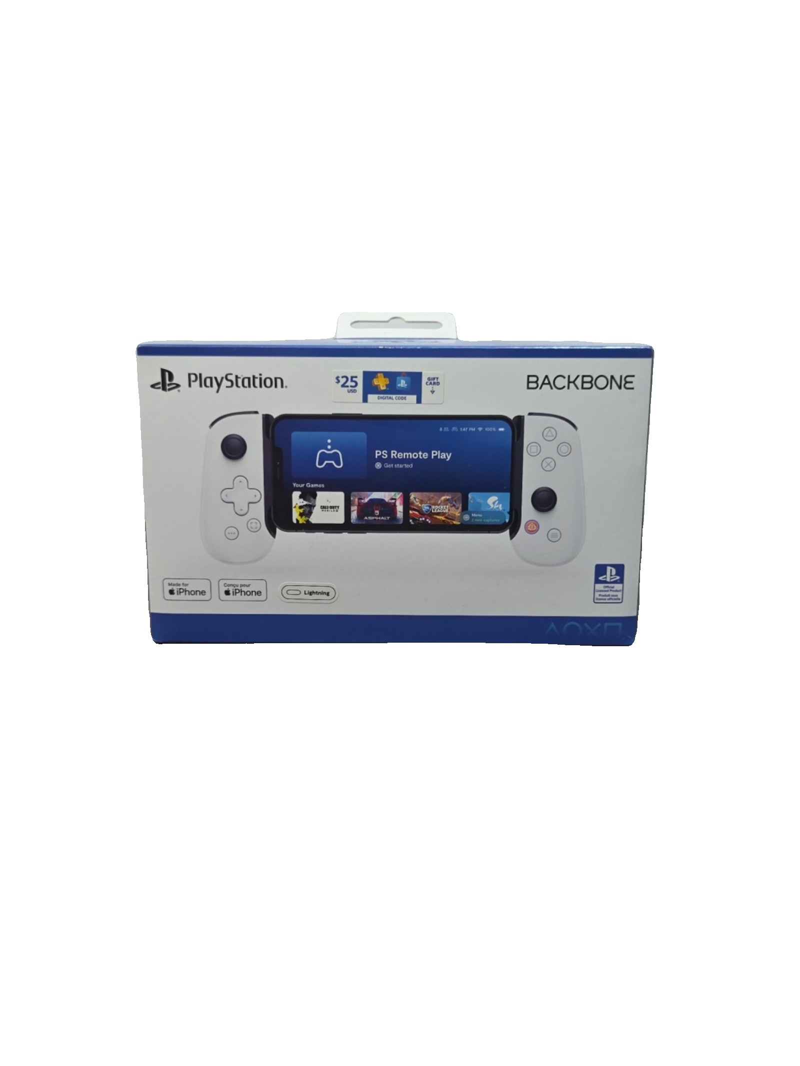 Backbone White PlayStation Remote Play Controller