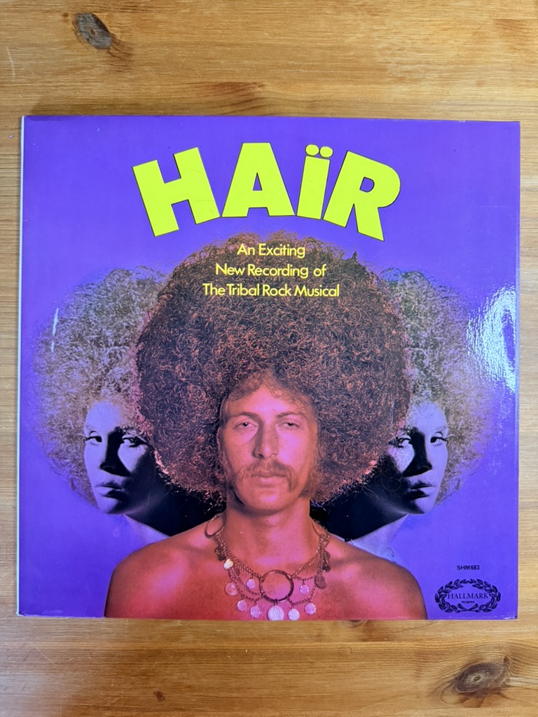 Hair Tribal Rock Musical Vinyl Record Hallmark Records 1970 VG+