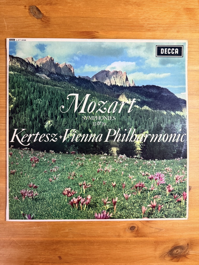 Decca Mozart Symphonies 33 & 39 Vinyl LP Istvan Kertesz Vienna Philharmonic VG