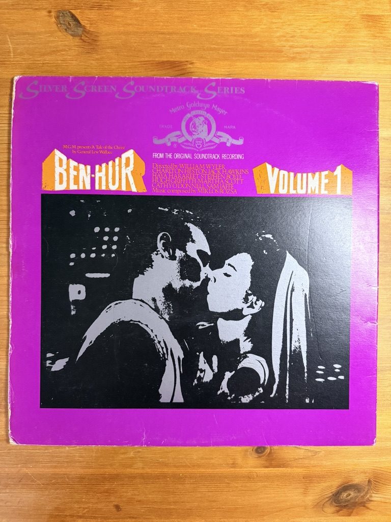 MGM Ben-Hur Volume 1 Vinyl LP Soundtrack Record Gatefold image 2