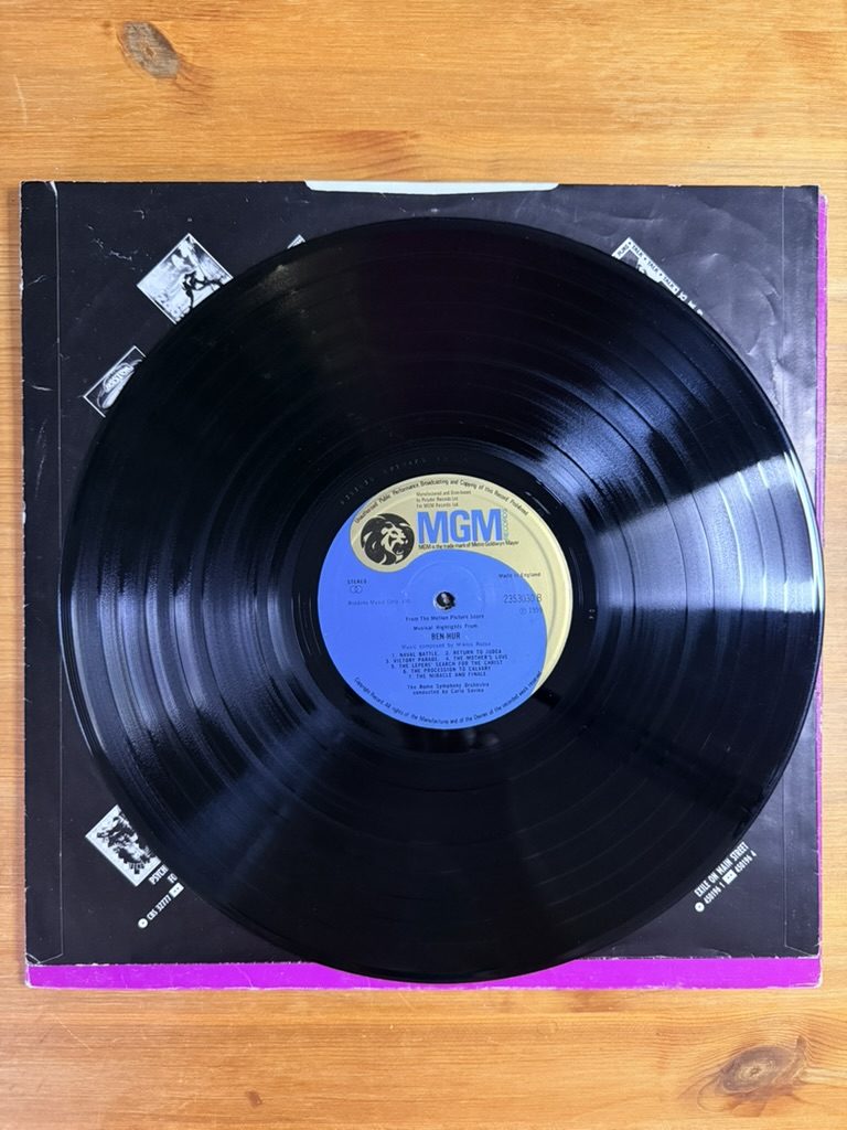 MGM Ben-Hur Volume 1 Vinyl LP Soundtrack Record Gatefold image 5