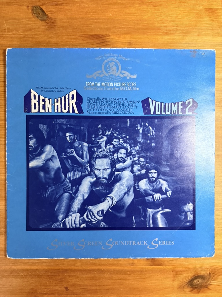 MGM Blue Ben-Hur Volume 2 Vinyl LP Record VG+