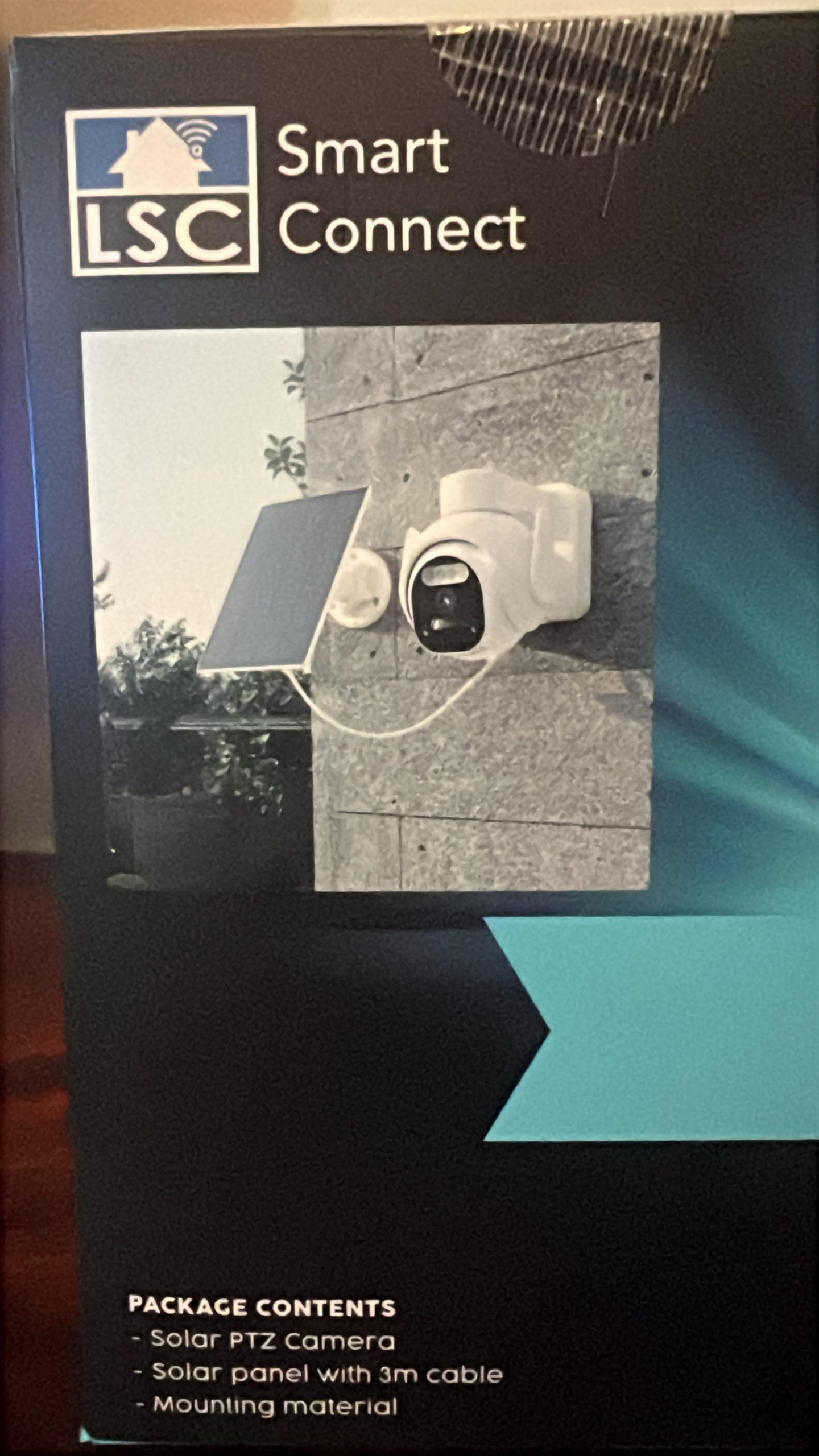 LSC White Smart Solar Outdoor PTZ Camera 1296p HD image 2