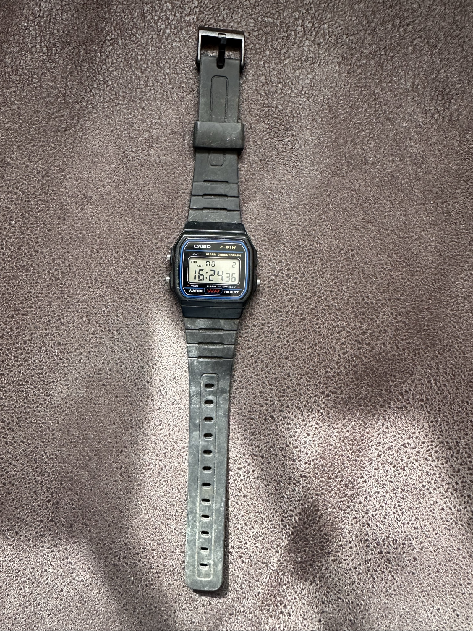 Casio Black F-91W Digital Watch