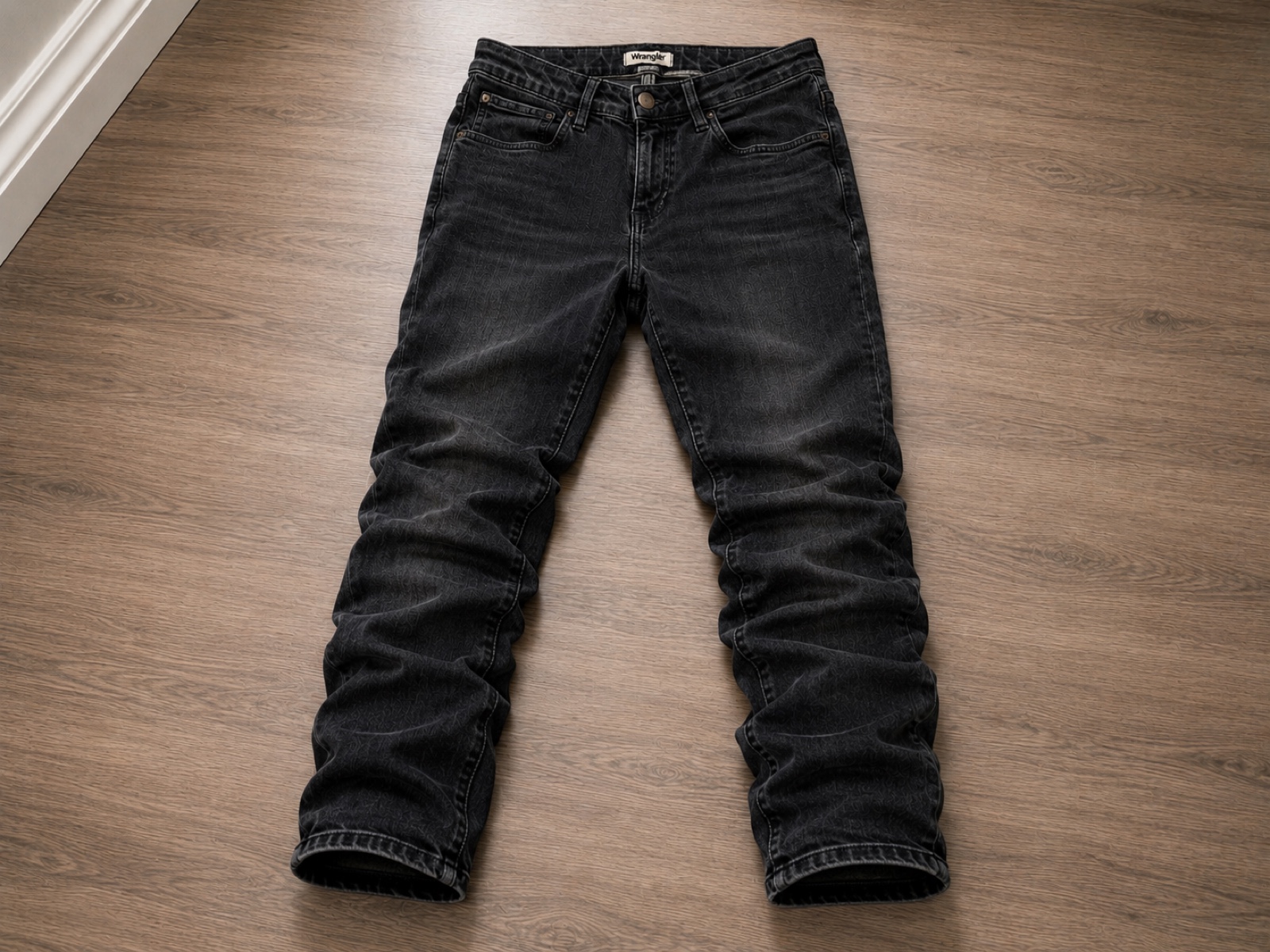 Wrangler Black Denim Jeans W32