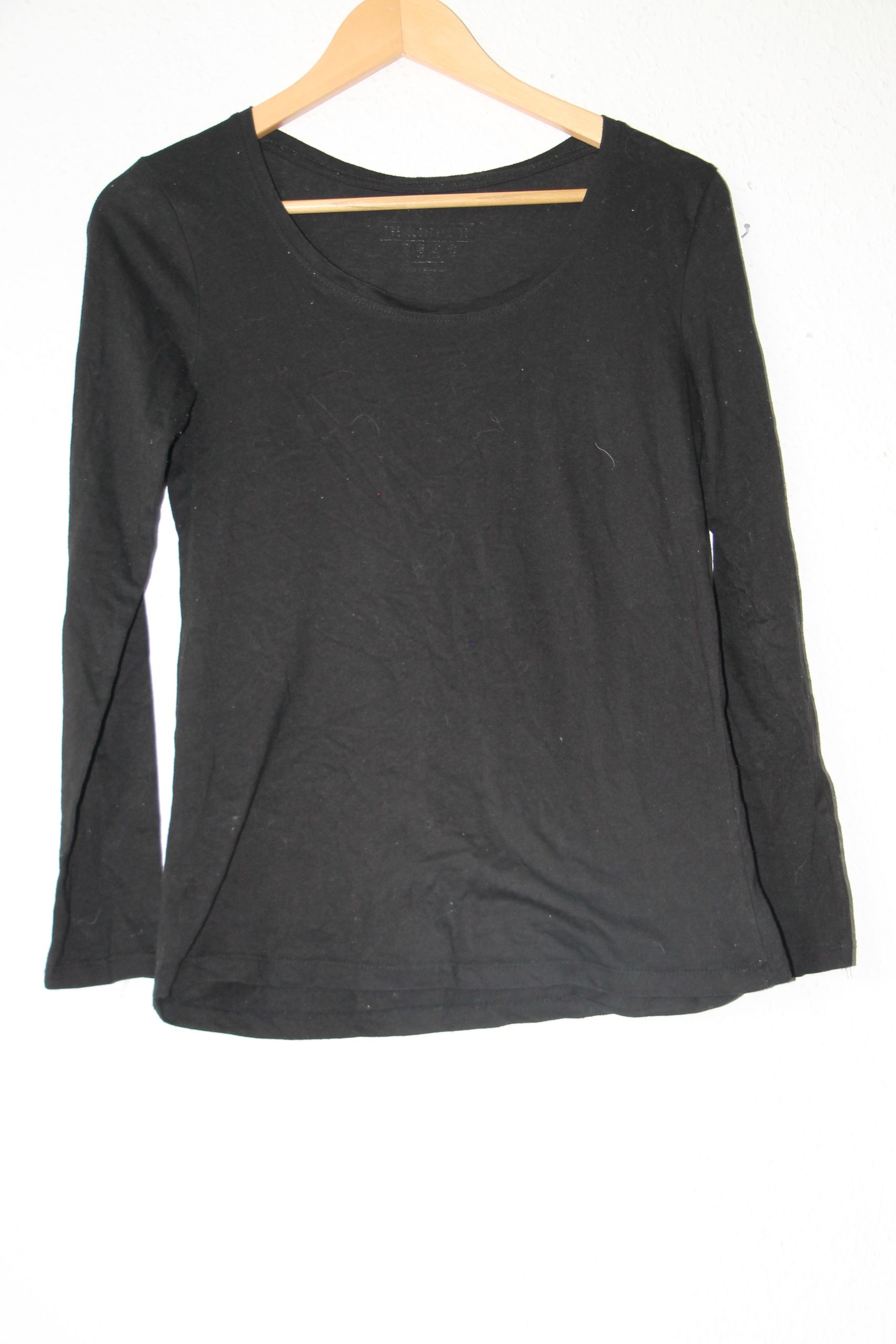 Atmosphere Black Long Sleeve Cotton Top XL 2720
