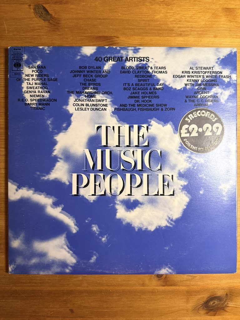 CBS The Music People Vinyl LP Record Classic Rock Compilation Triple album VG+