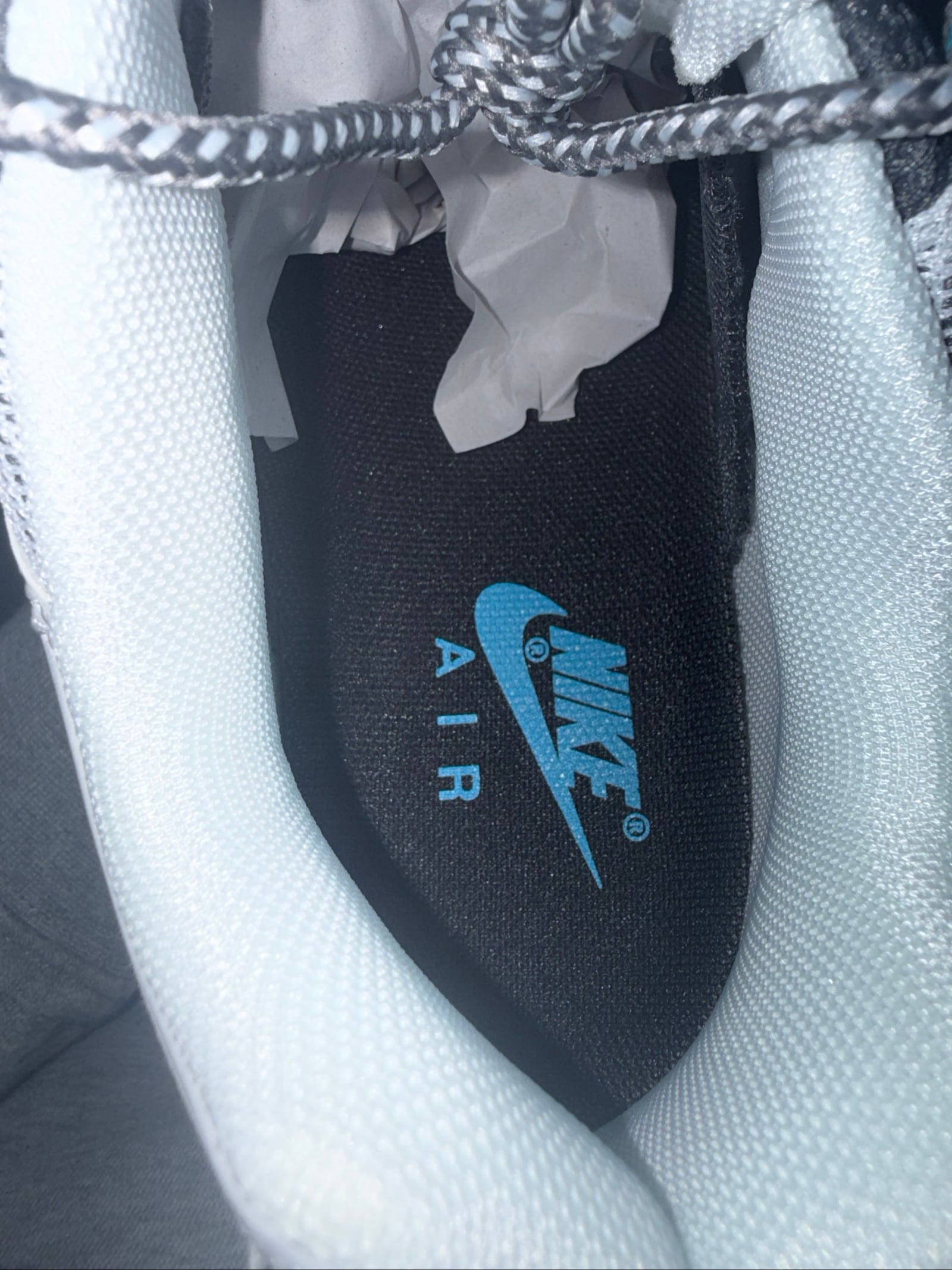 Nike White, Grey, Blue, Black Air Max 95 UK 9 Sneakers image 6