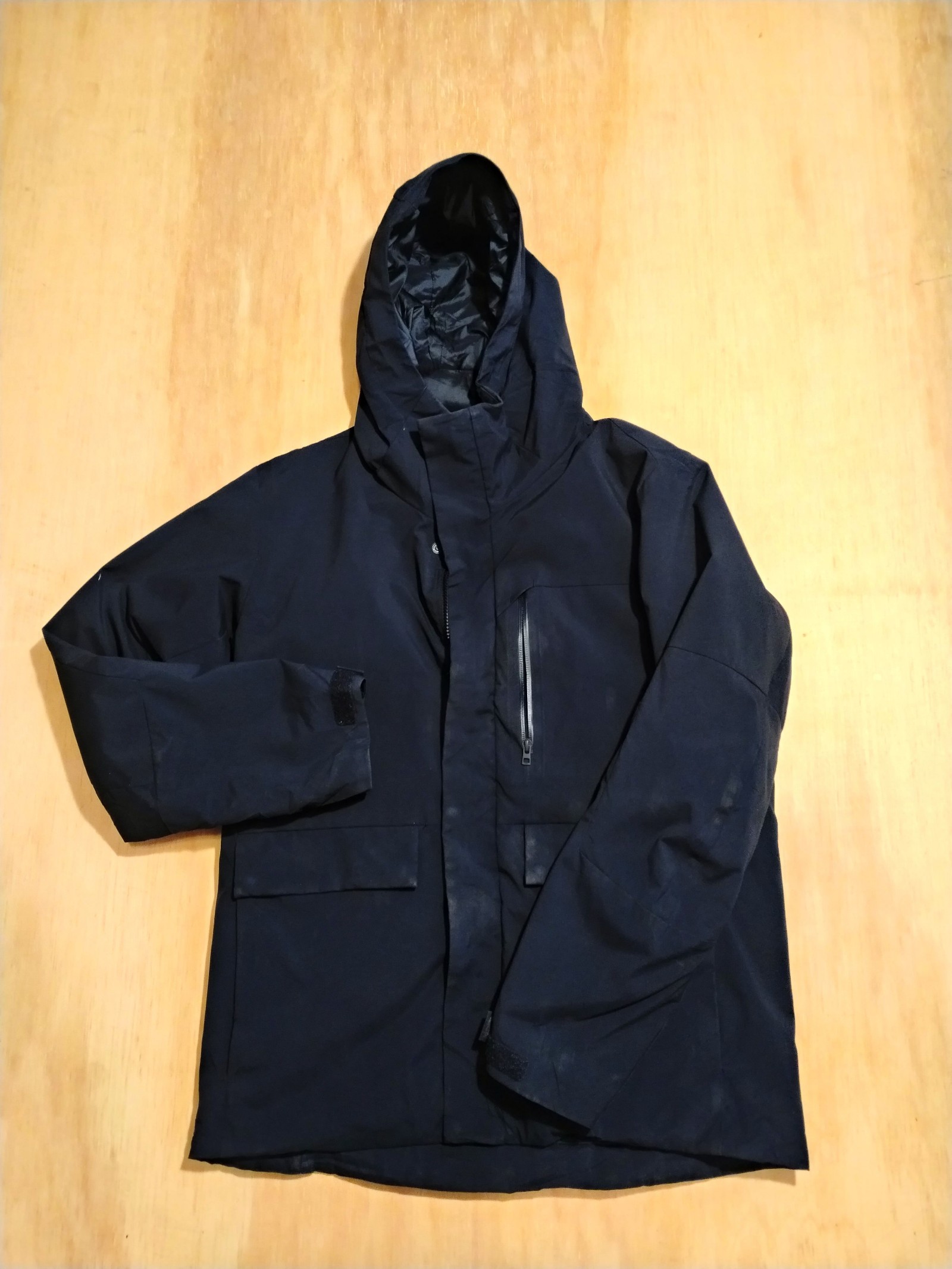 Uniqlo Black Hybrid Down Outerwear Jacket Small