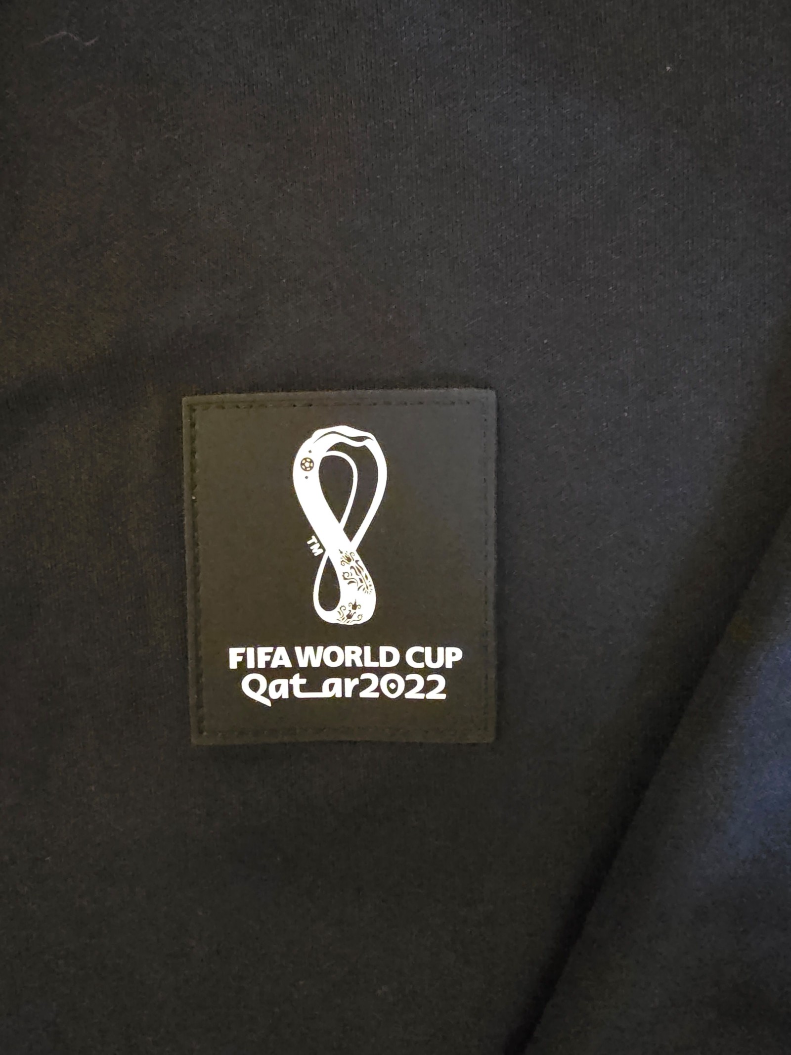 Adidas Black FIFA World Cup Qatar 2022 Polo Shirt XL image 3