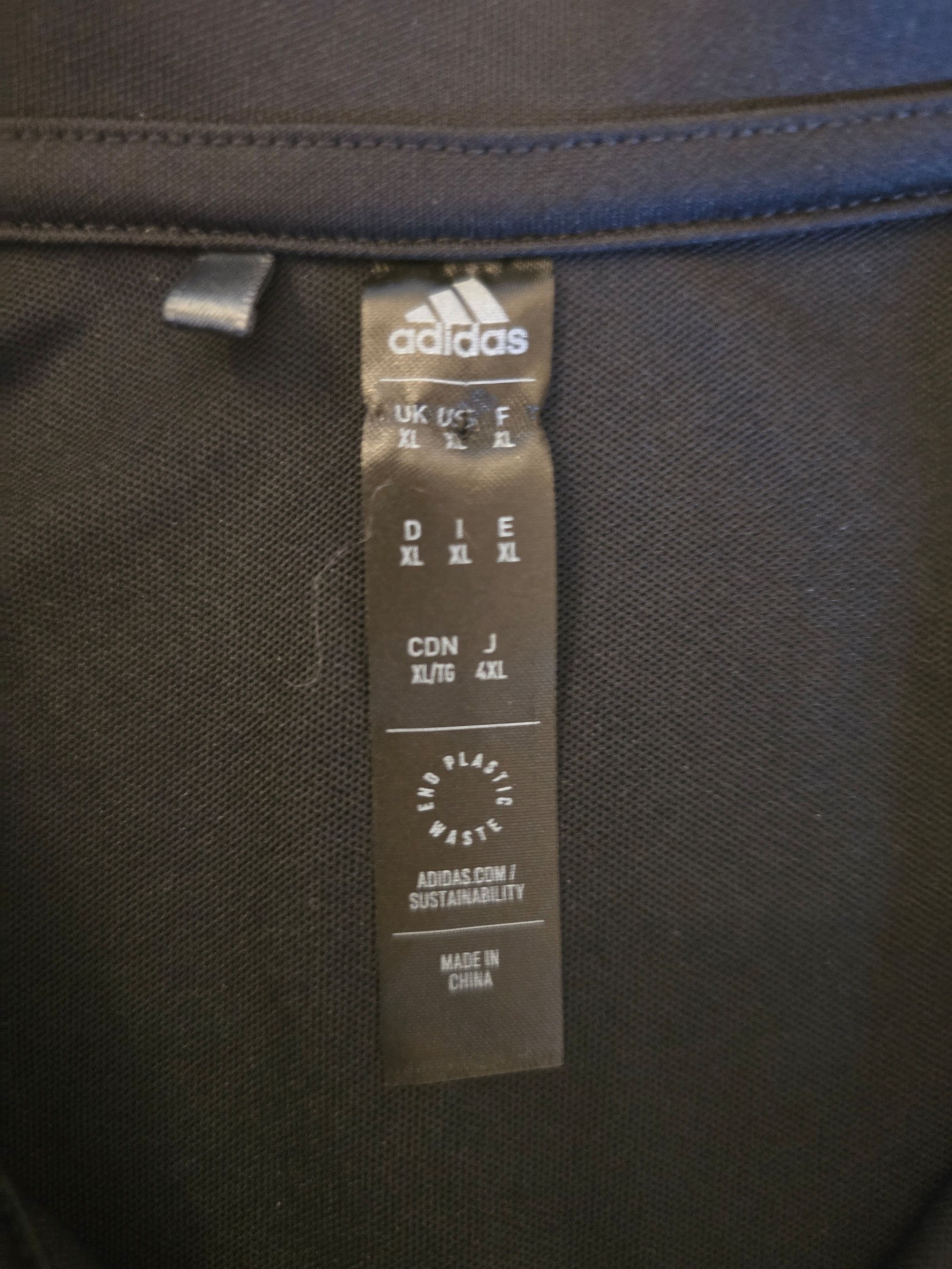 Adidas Black FIFA World Cup Qatar 2022 Polo Shirt XL image 4