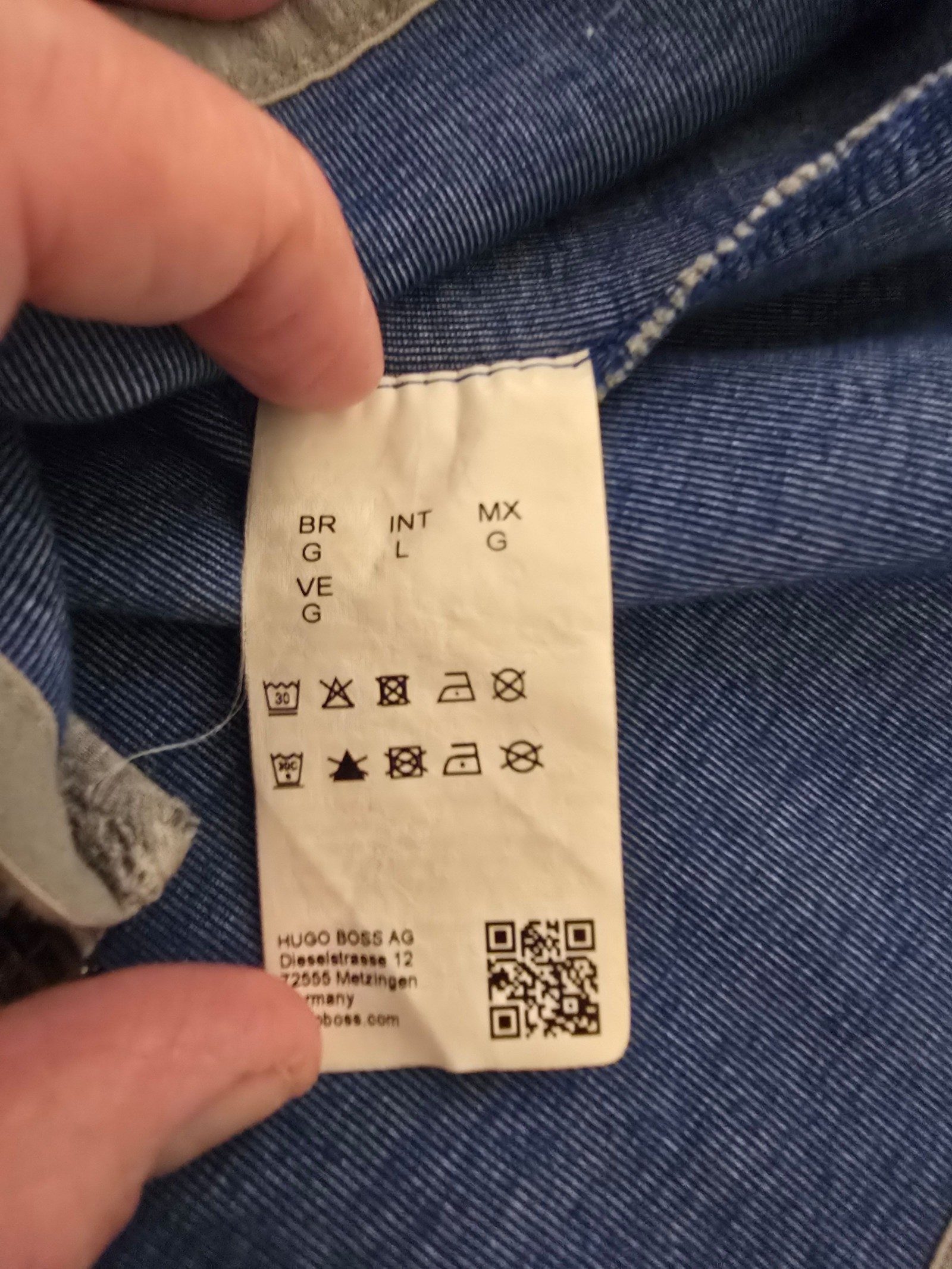 Hugo Boss Grey Regular Fit Hoodie Large with Zipped Pockets image 9