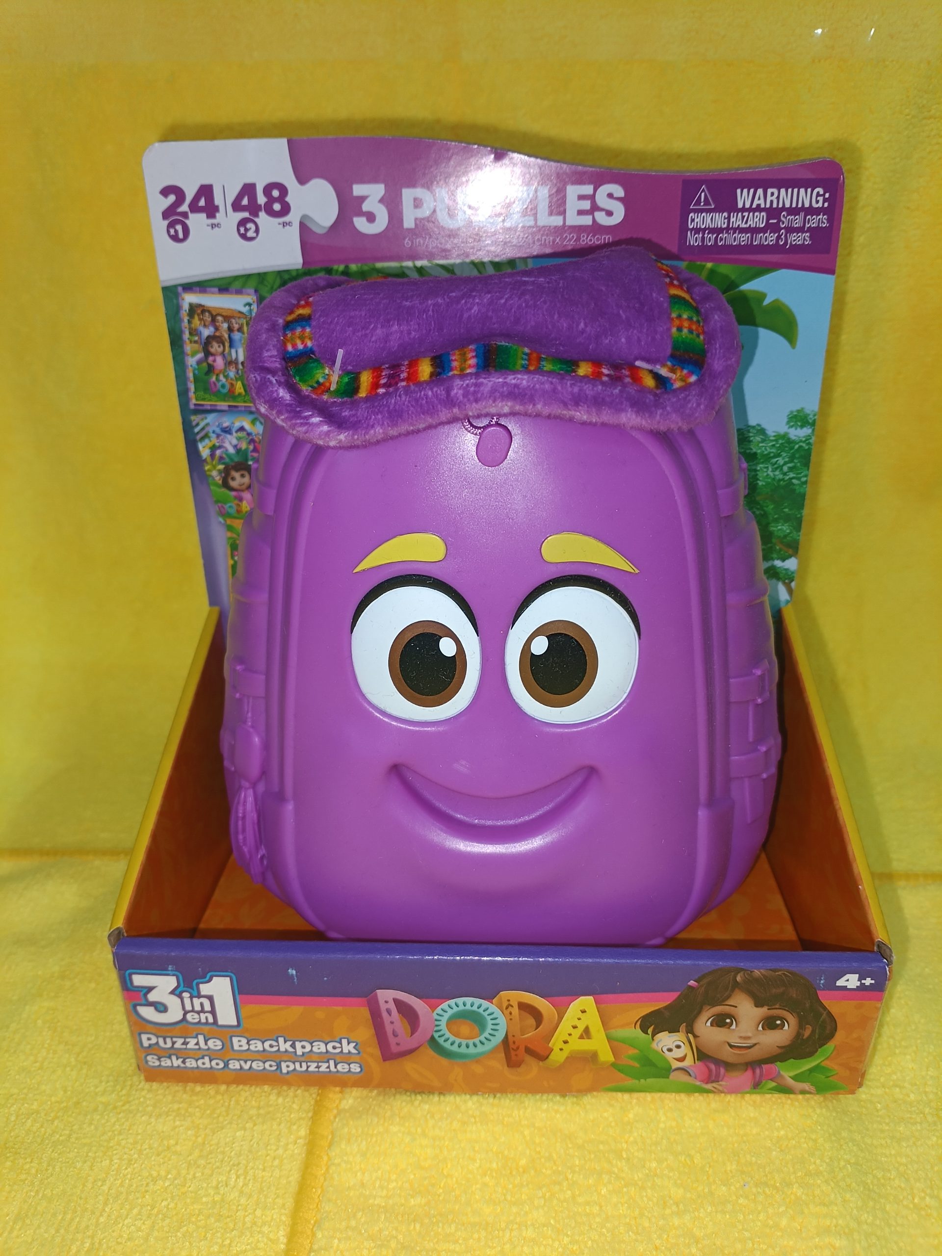 Nickelodeon Dora 3in1 Puzzle Backpack with 24 & 48 Piece Puzzles