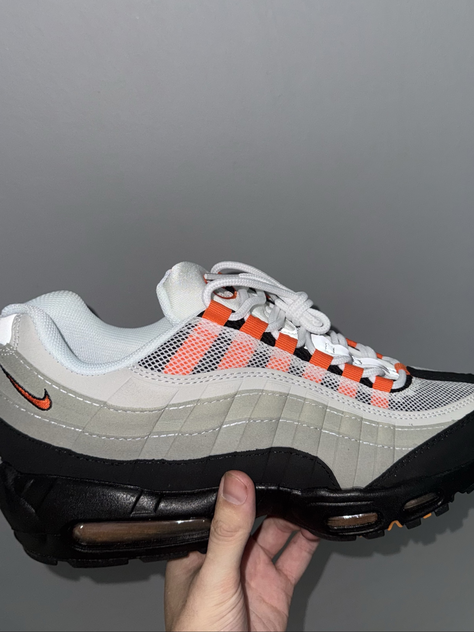 OG Bright Mandarin Air Max 95 Trainers UK 8.5