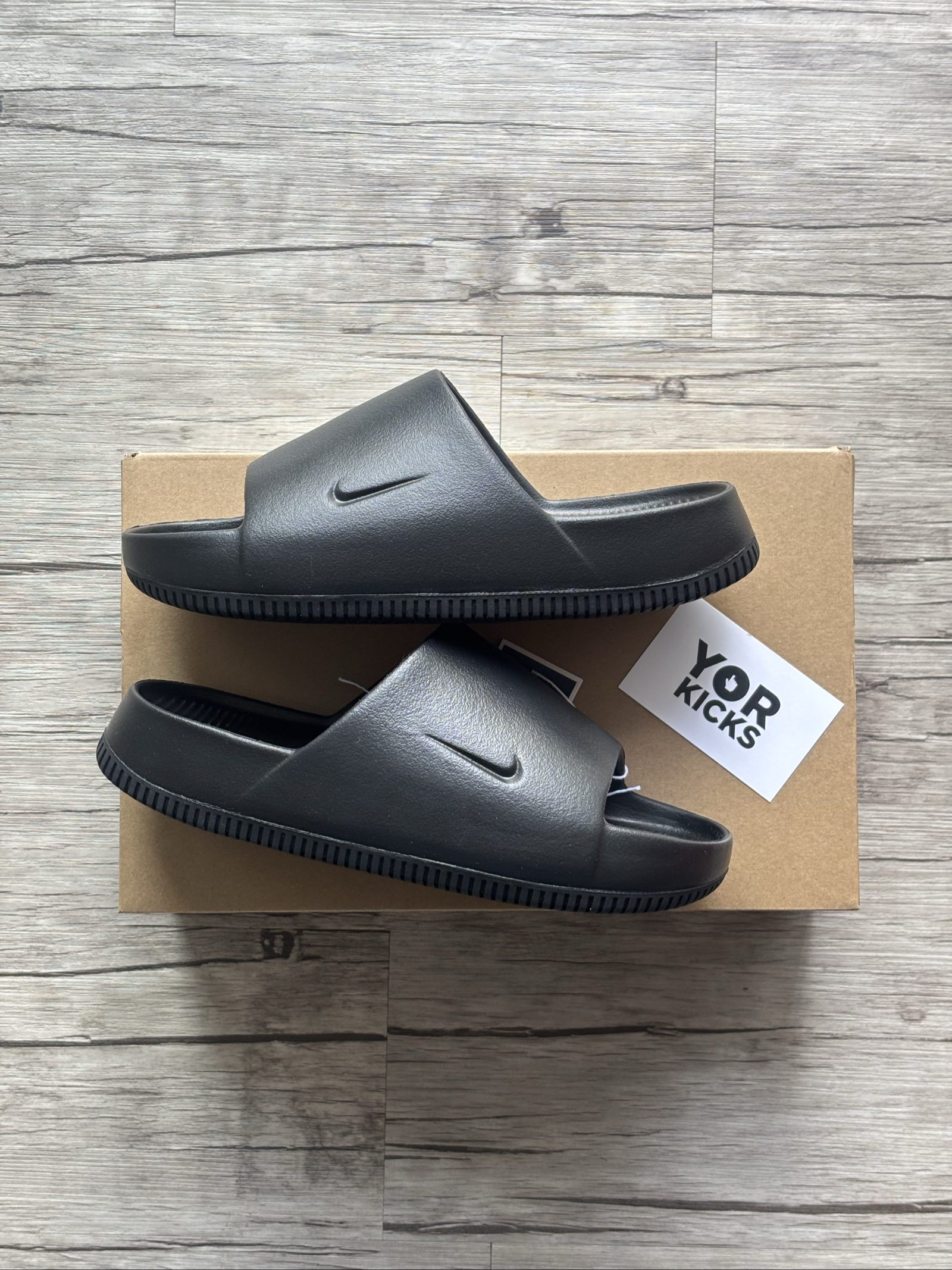 UK 6.5 Women’s Nike Calm Slide | Black DX4816-001 | New