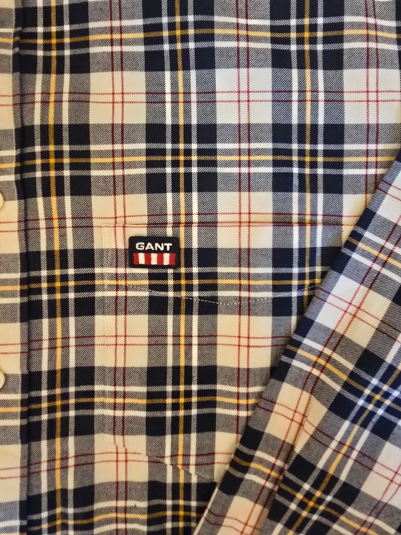 GANT Multi-Colour Checked Shirt 2XL Regular Fit image 2